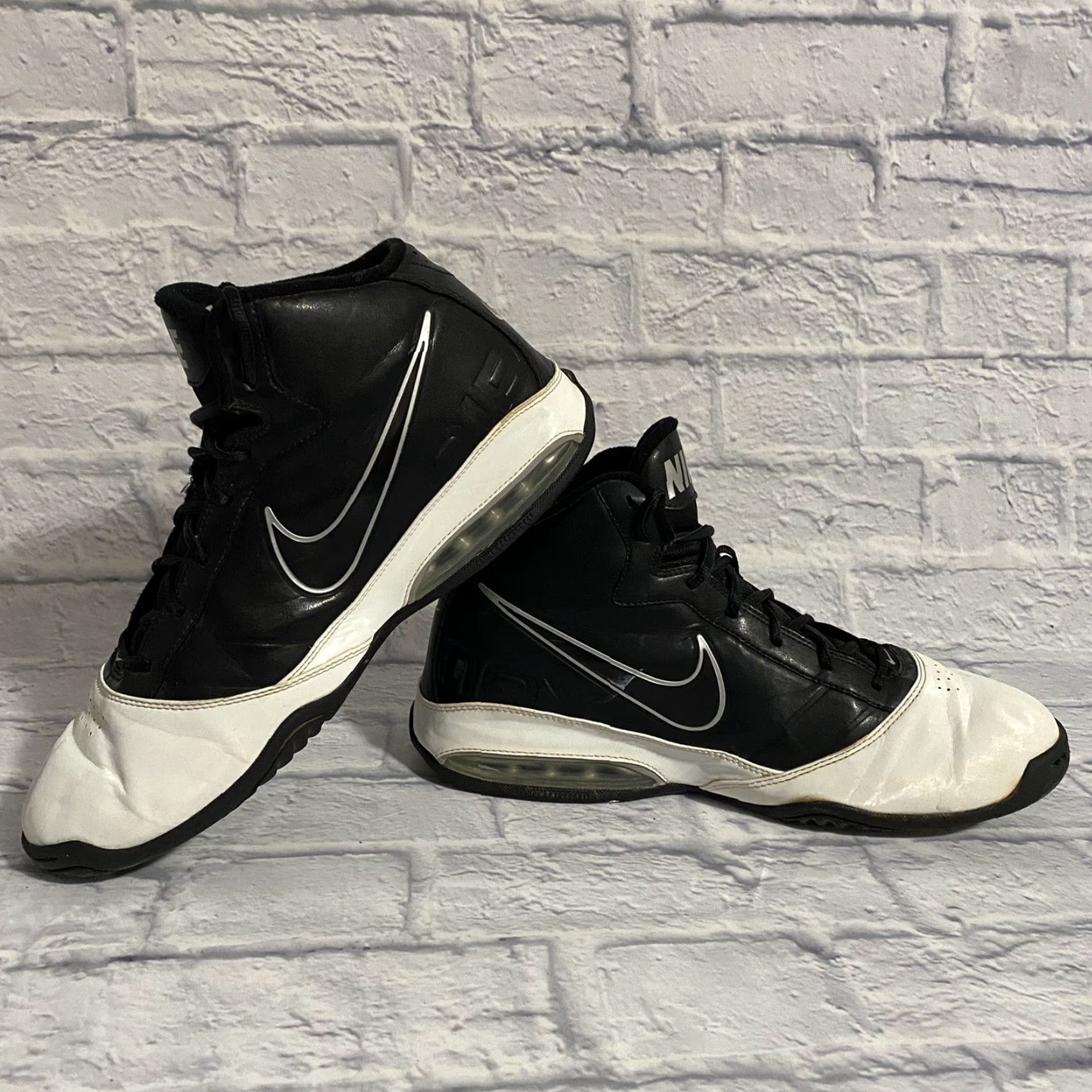 Nike Nike Air Max Turnaround Black / White Athletic Sneakers Men’s Size 12 386237-005 Sneakers Athletic Nike Men Classic Basketball Outdoor Sports 2010 Size US 11 / EU 44 - 7 Thumbnail