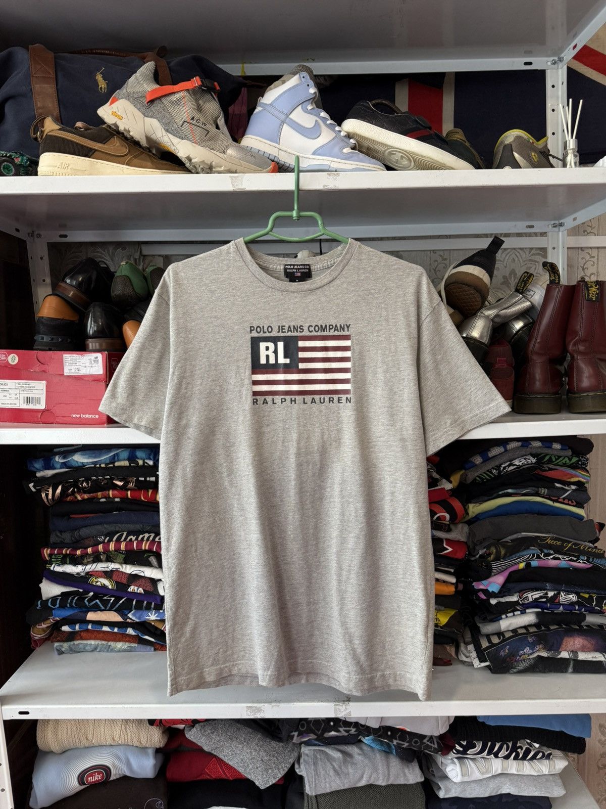 Ralph Lauren Vintage Polo Jeans Co Ralph Lauren T Shirt USA Flag Y2K Size US M / EU 48-50 / 2 - 12 Thumbnail