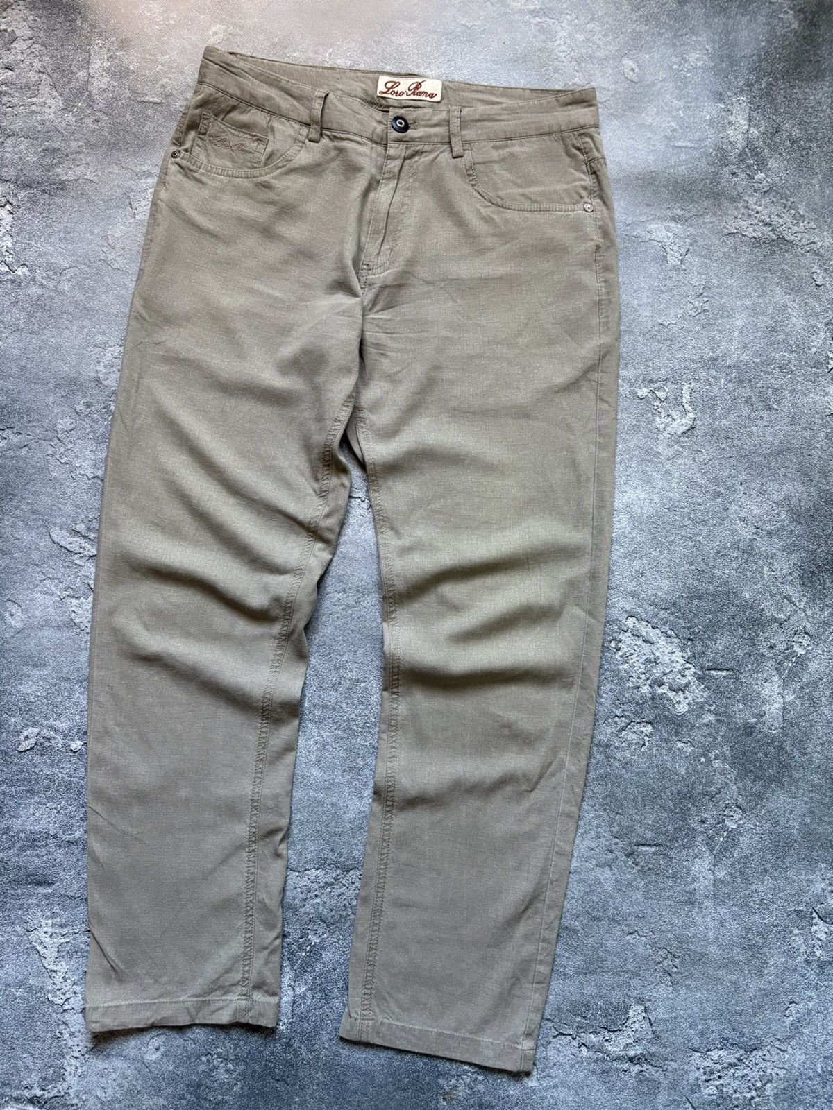 Loro Piana Vintage Loro Piana Luxury Old Money Beige Pants Size 31 Size US 31 - 3 Thumbnail