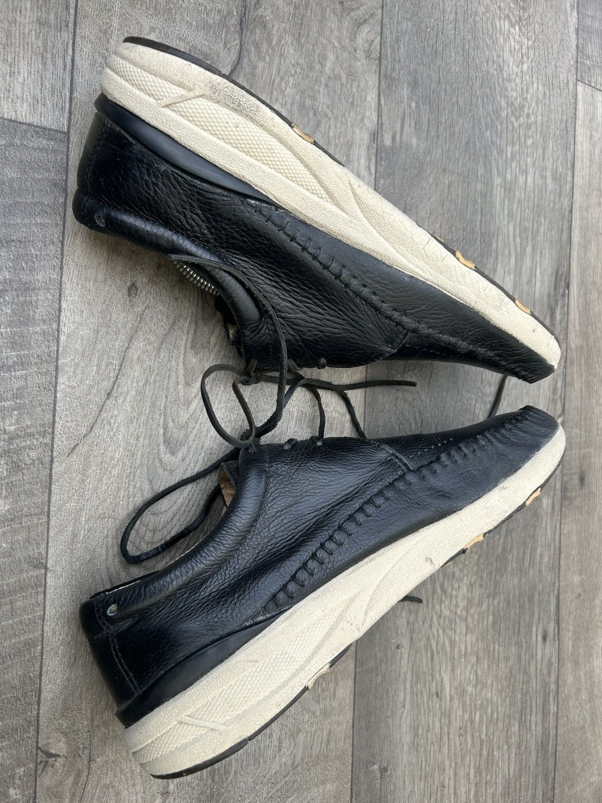 Visvim Visvim FBT Elk black leather moccasin shoes. Size US 9.5 / EU 42-43 - 8 Thumbnail