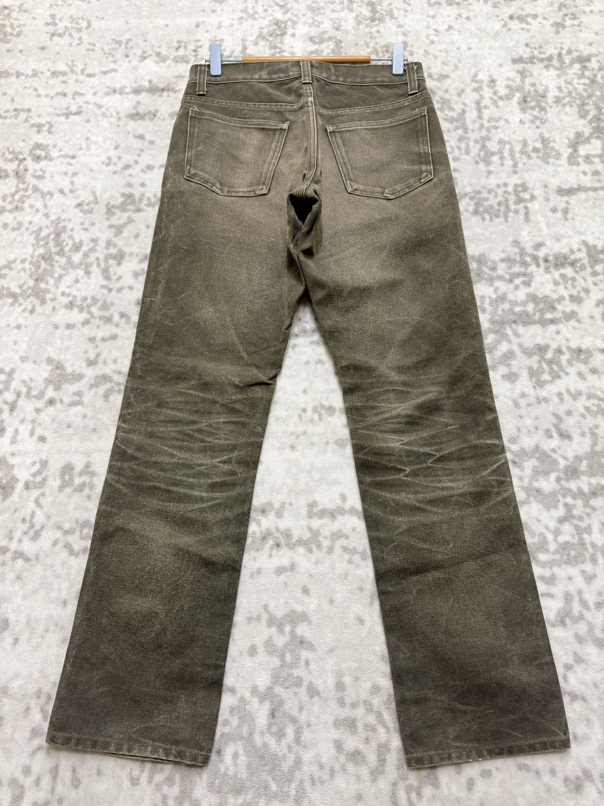 Johnbull Johnbull Y2K Distressed Faded Claw Whiskers Straight Denim Size US 28 / EU 44 - 2 Thumbnail