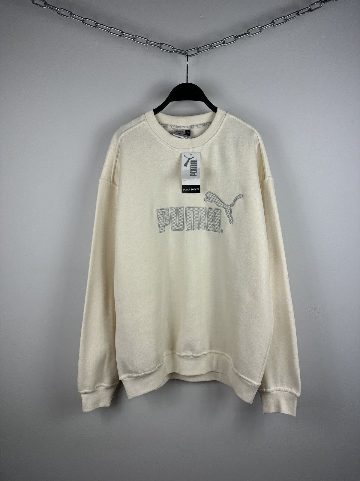 Puma × Vintage New!!! Vintage Y2K Puma Embroidery Logo Oversize Sweatshirt Size US M / EU 48-50 / 2 - 1 Thumbnail