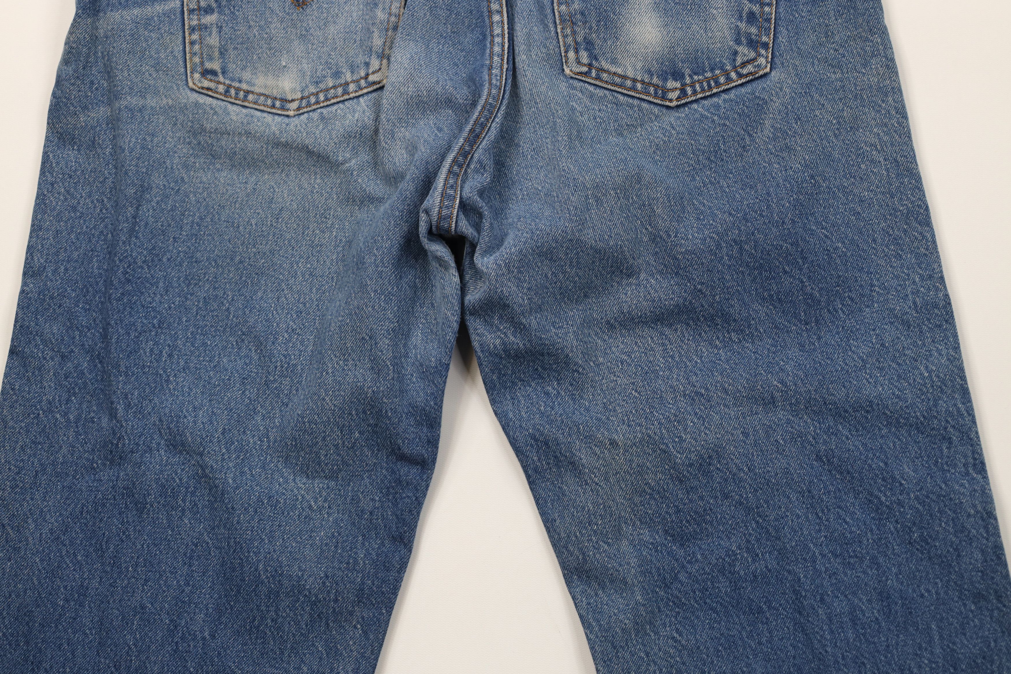 Levi's Vintage 80s Levis 505 Orange Tab Regular Fit Jeans Blue USA Size US 38 / EU 54 - 12 Thumbnail