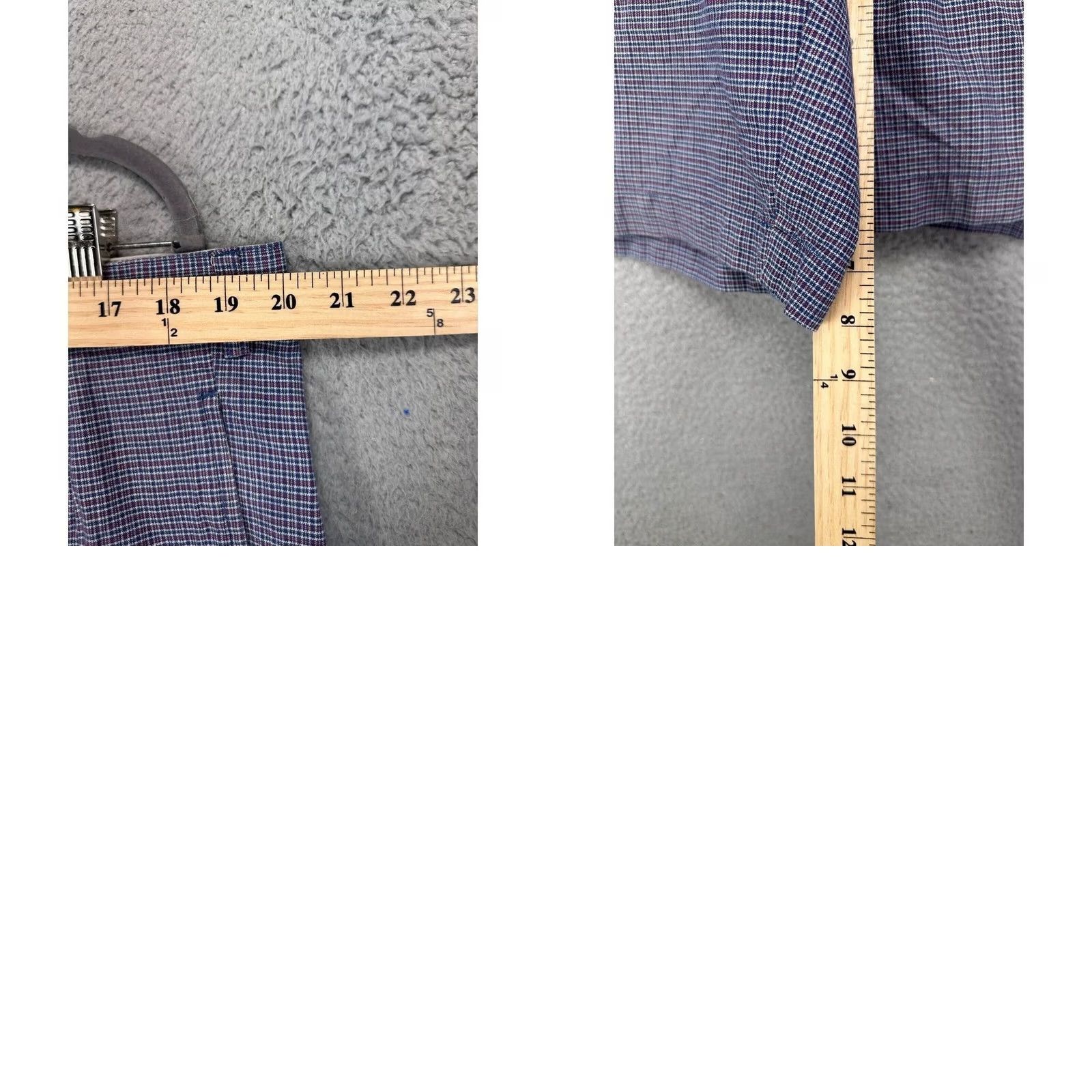 Polo Ralph Lauren Ralph Lauren Khakis Shorts Mens 40 Blue Check Chino Casual Size US 40 / EU 56 - 8 Thumbnail