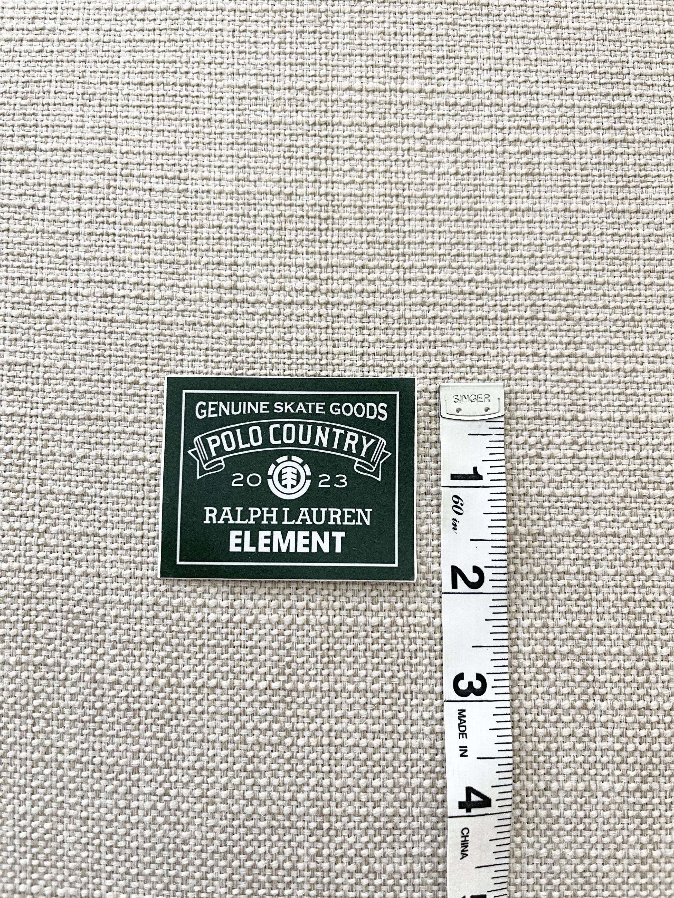 Element 2023 Polo Ralph Lauren x Element Skateboarding Logo sticker Size ONE SIZE - 4 Thumbnail