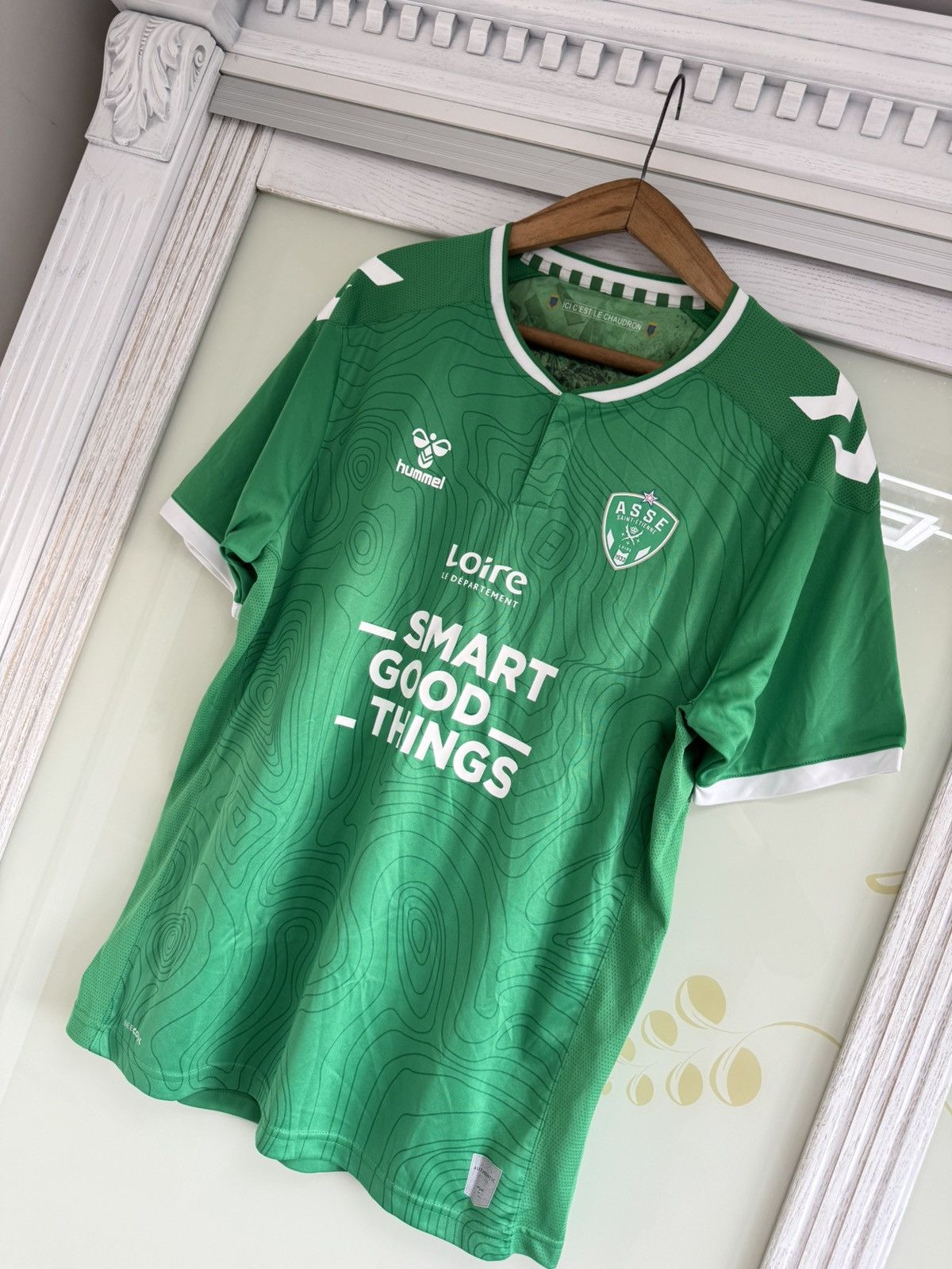 Hummel Saint Etienne 2022-2023 Home Soccer Jersey Football Kit Size US XL / EU 56 / 4 - 3 Thumbnail