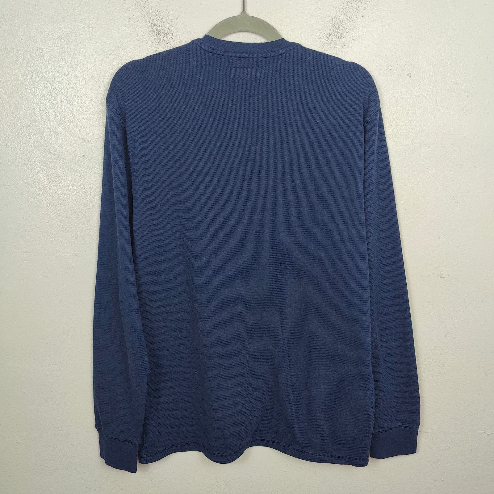Polo Ralph Lauren Polo Ralph Lauren Thermal Shirt Mens Large Navy Blue Bear Size US L / EU 52-54 / 3 - 3 Thumbnail
