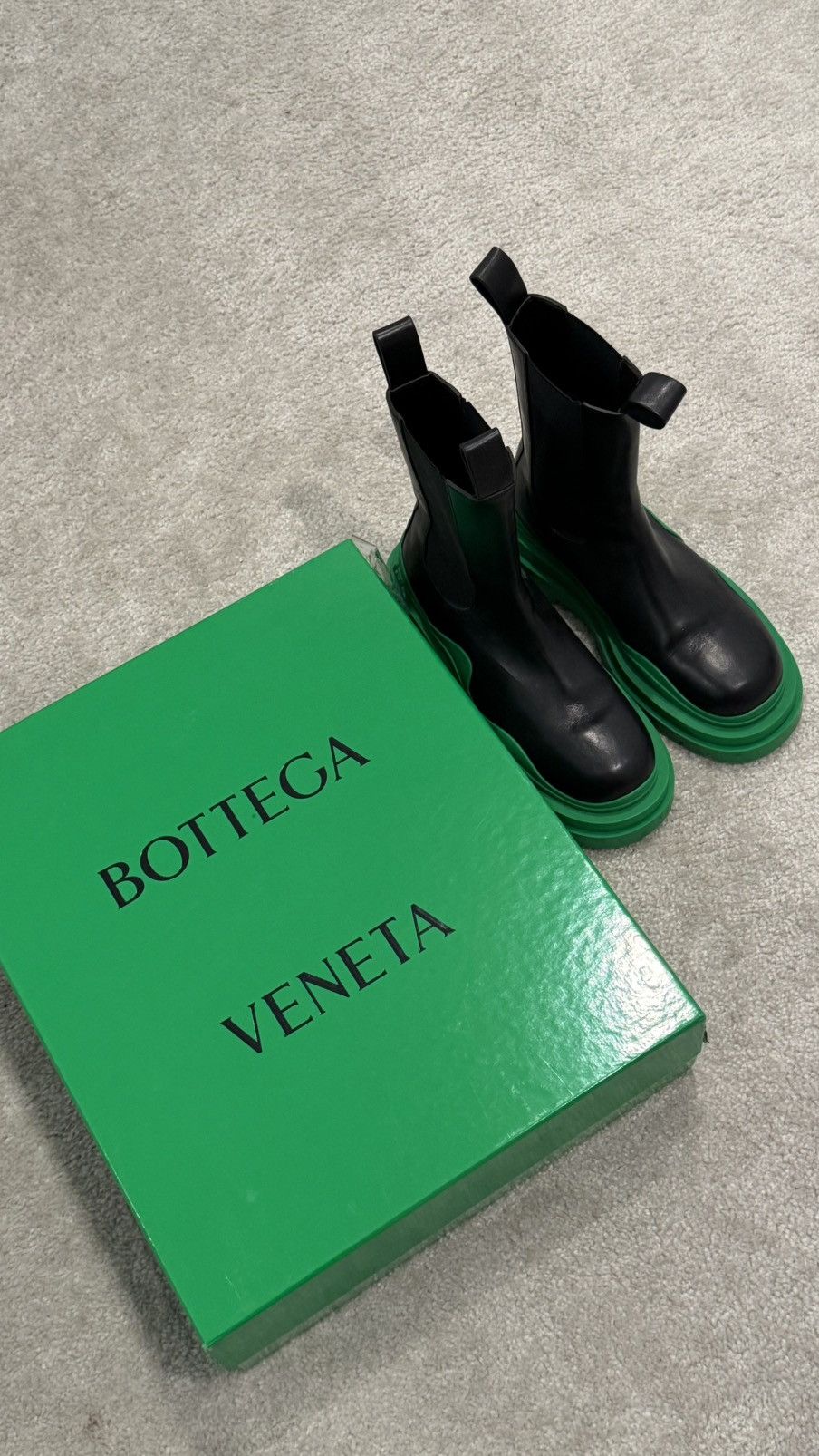 Maison Margiela Bottega Veneta Tire Chelsea Boots Size US 11 / EU 44 - 1 Thumbnail