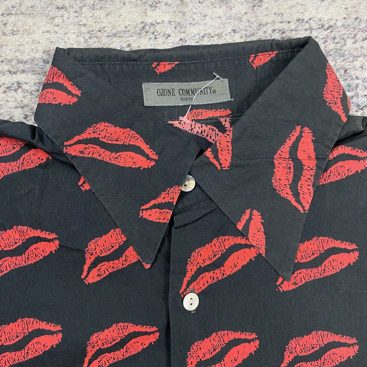 Japanese Brand Ozone community lips button shirt Size US M / EU 48-50 / 2 - 5 Thumbnail
