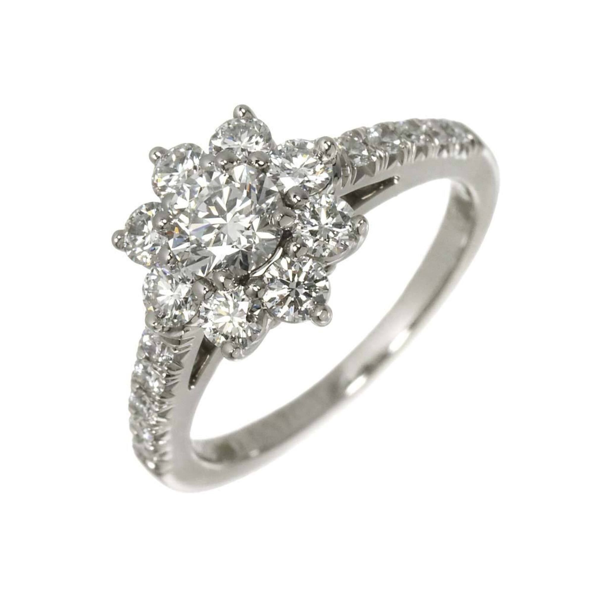 Harry Winston Harry Winston Sunflower Mini Ring, 0.37ct Diamond, Platinum (Pt) Ring (HW Diamond Ring) Size ONE SIZE - 1 Thumbnail