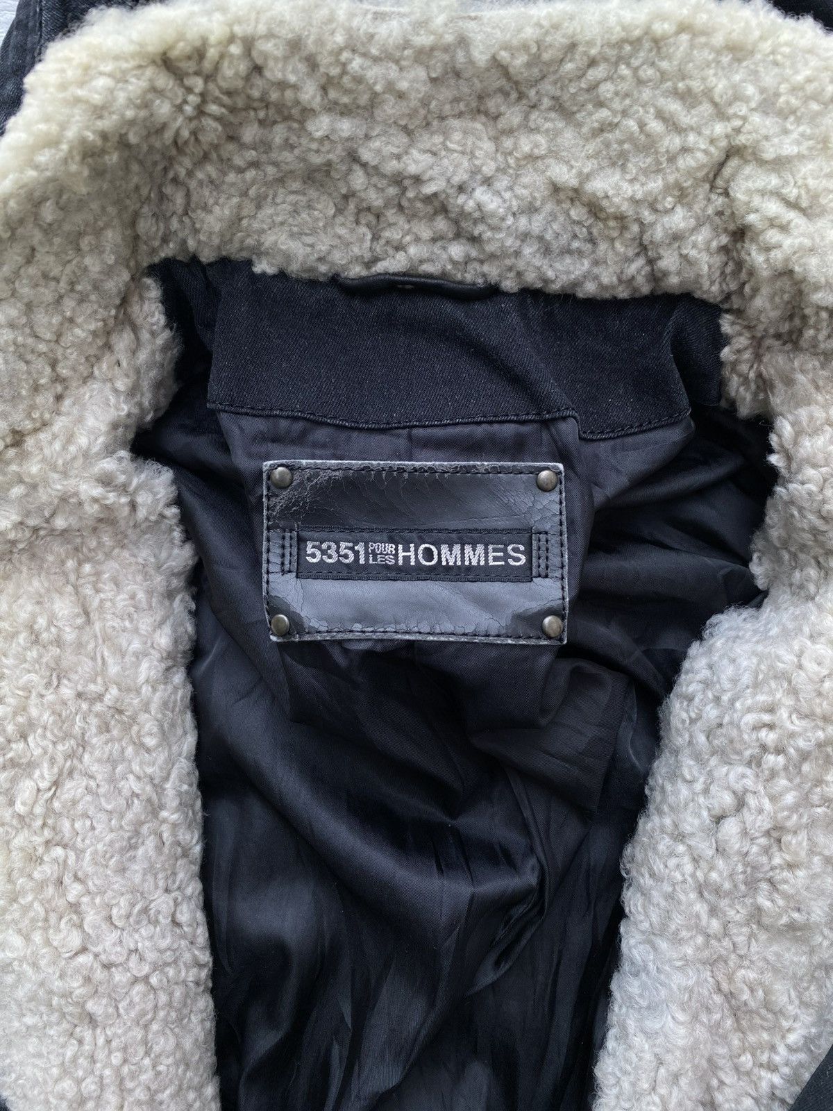 5351 POUR LES HOMMES 2000s 5351 Pour Les Hommes Leather Trimmed Washed Parka Size US S / EU 44-46 / 1 - 11 Thumbnail