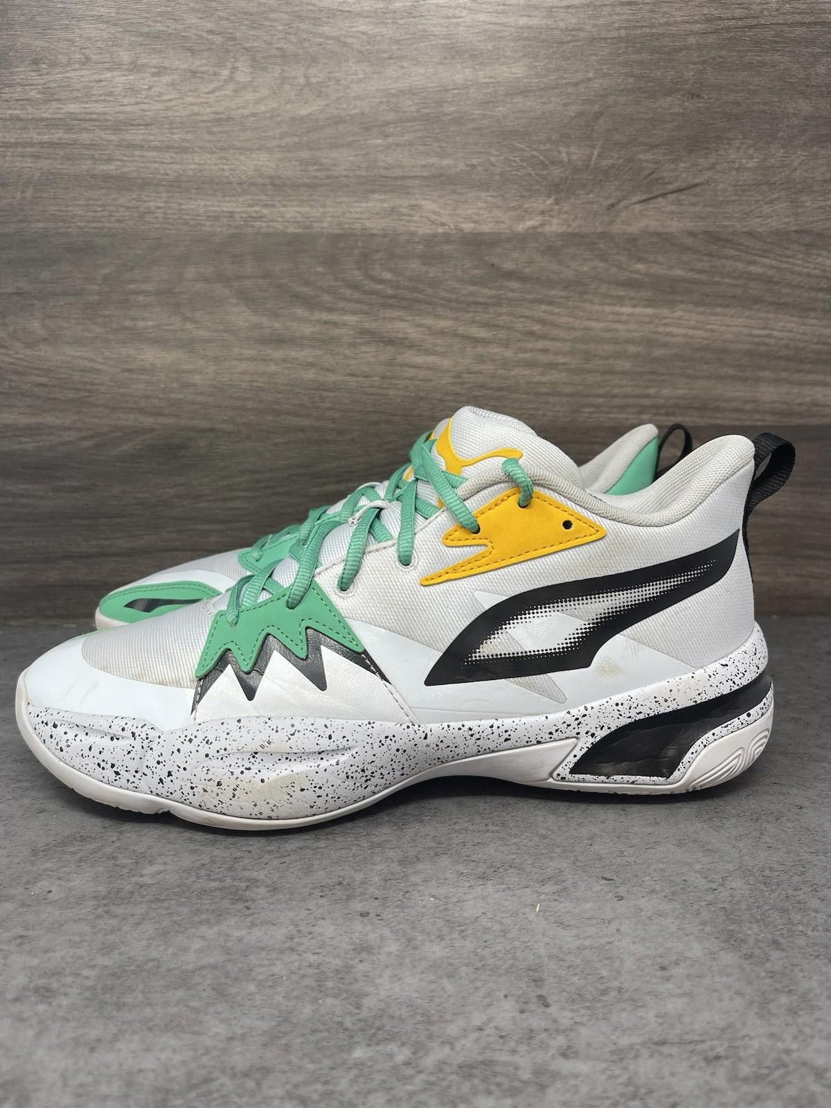 Puma Puma Genetics Sparkle Basketball Shoes Mens Size 9 White Size US 9 / EU 42 - 1 Thumbnail