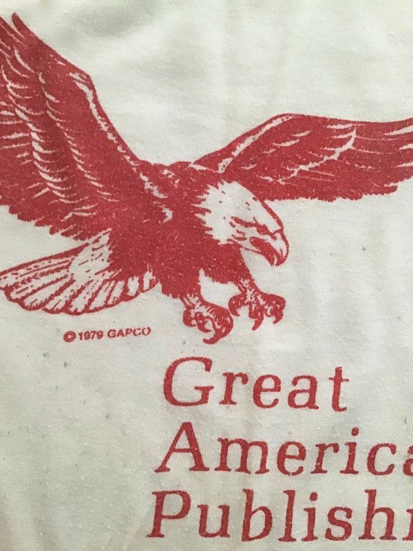 Vintage 70s Vintage tee USA Single stitch GAPC american company Size US S / EU 44-46 / 1 - 4 Thumbnail