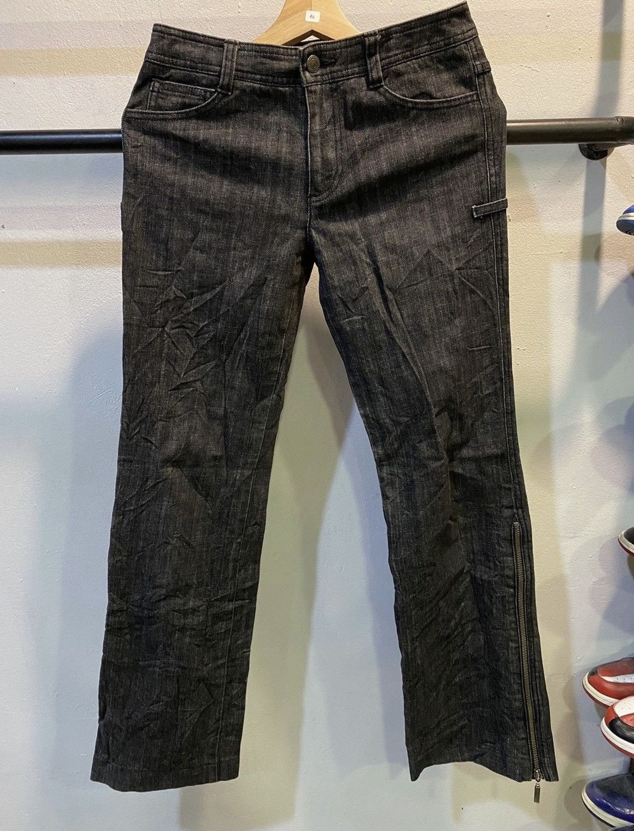 Burberry Crazy Vintage Y2K Burberry Carpenter Denim Jeans Size US 29 - 1 Thumbnail