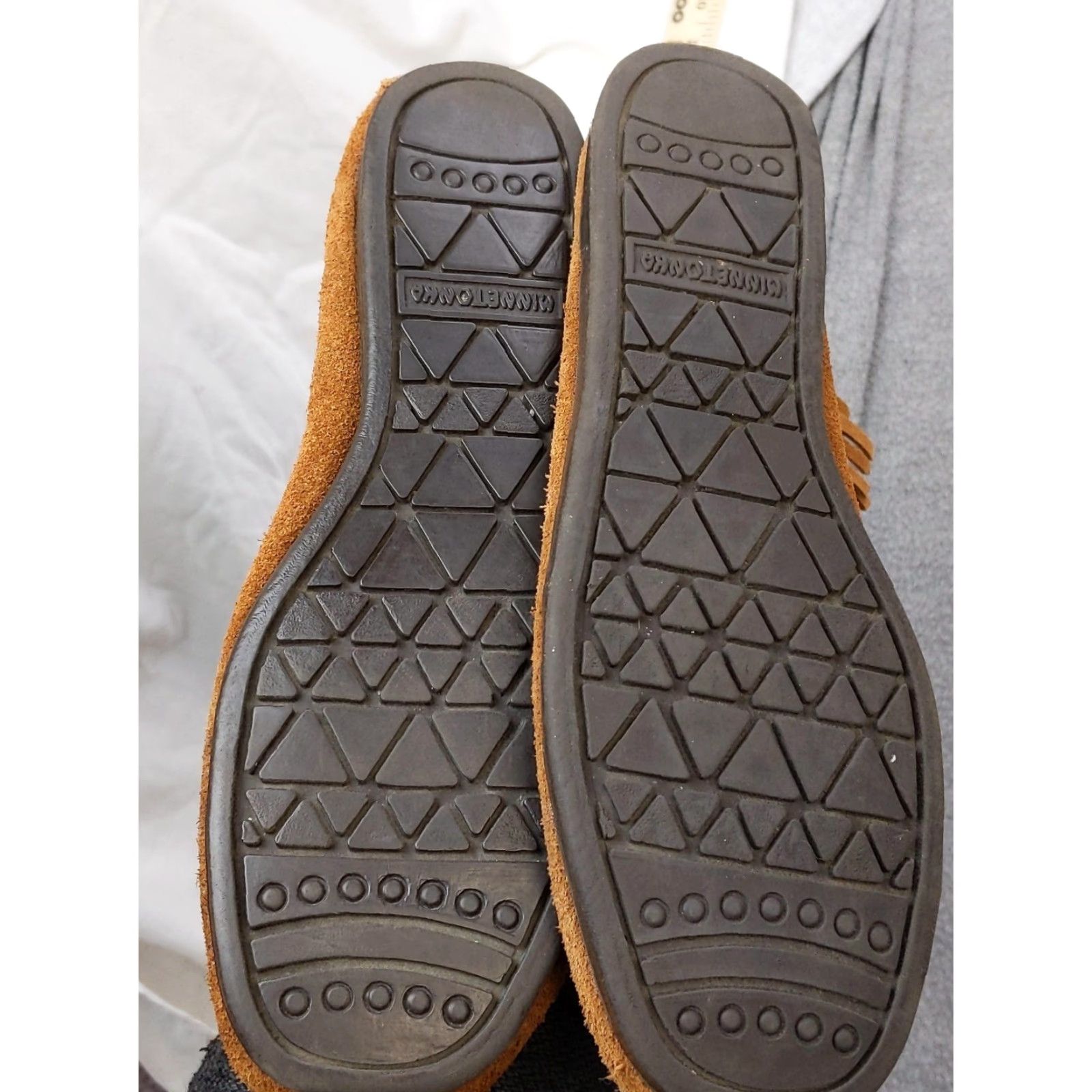 Minnetonka Minnetonka Womens Boots 7.5 Brown Suede Fringe Ankle Zip Booties 292 Size US 8 / IT 38 - 5 Thumbnail