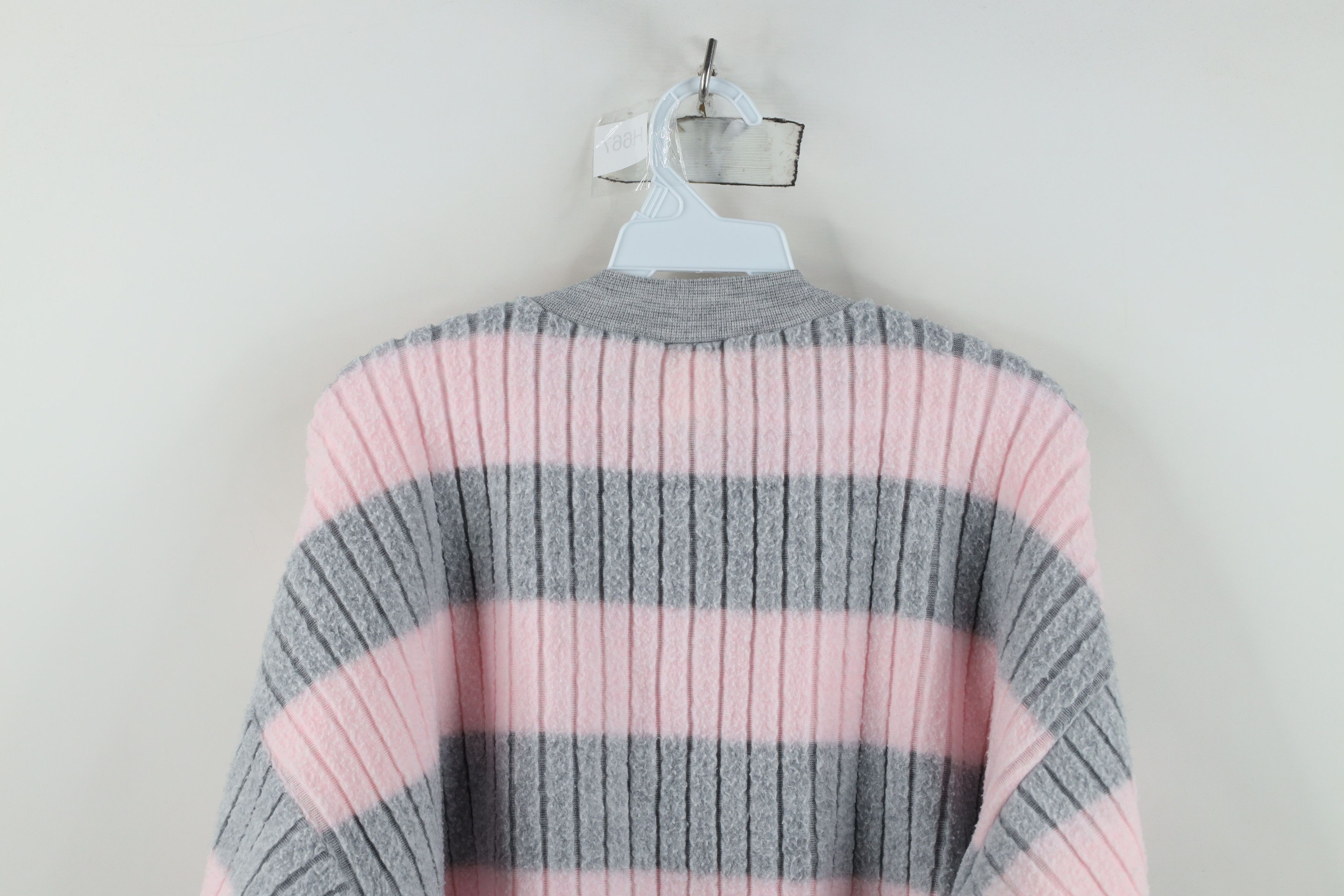 Vintage Vintage 90s Streetwear Block Ribbed Fleece Sweatshirt USA Size XL / US 12-14 / IT 48-50 - 8 Thumbnail