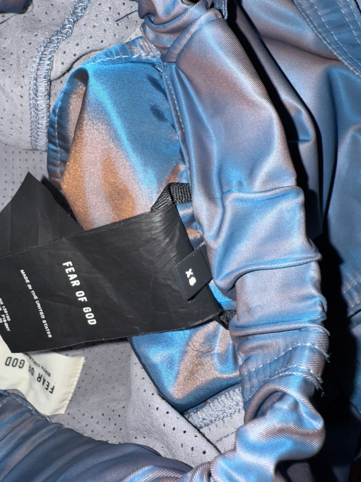 Fear of God Fear of God Sixth Collection Iridescent Blue Shorts XS Size US 30 / EU 46 - 3 Thumbnail