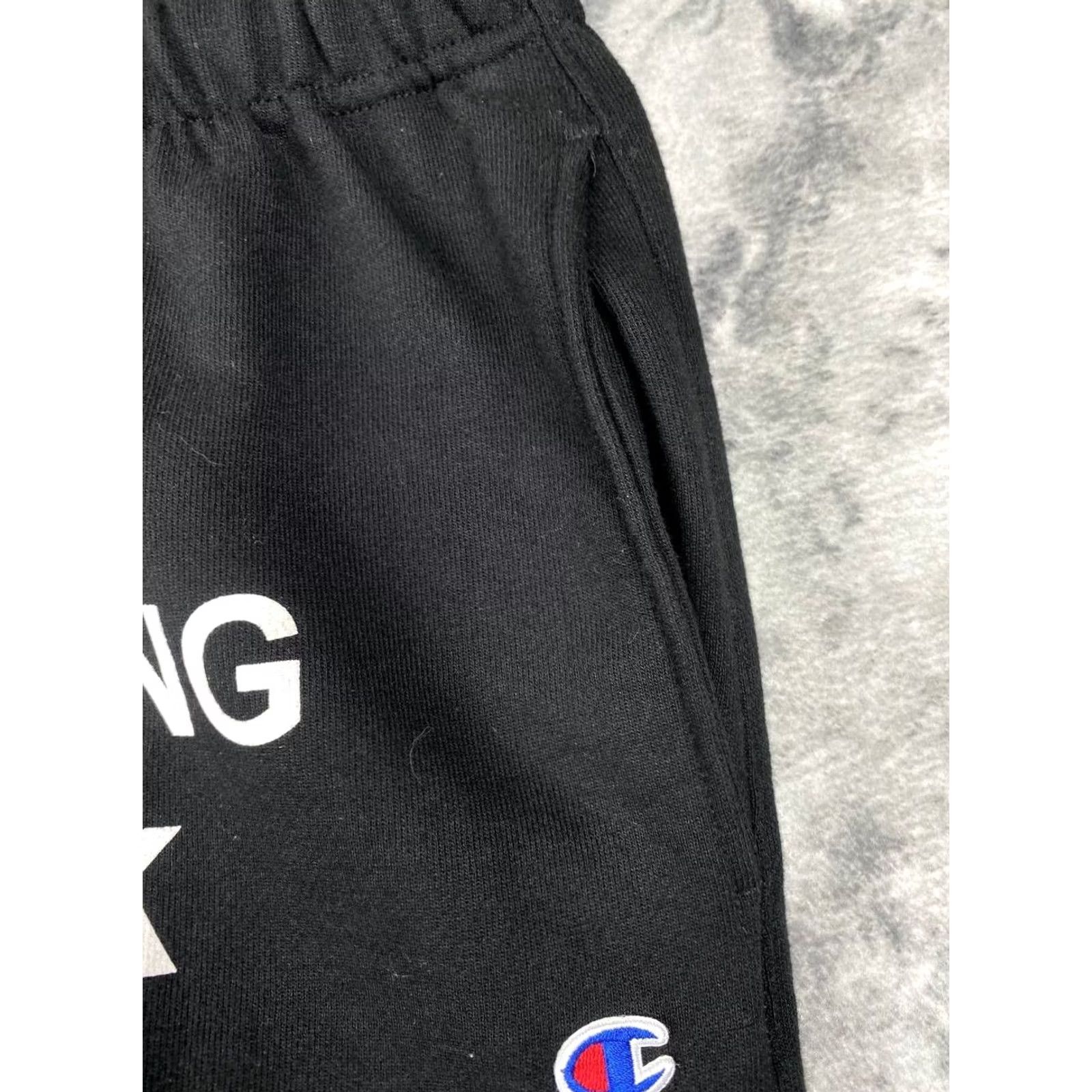 Champion Champion Sweatpants Men Size S Black Logo Tapered Gym & Training Size US 29 - 5 Thumbnail
