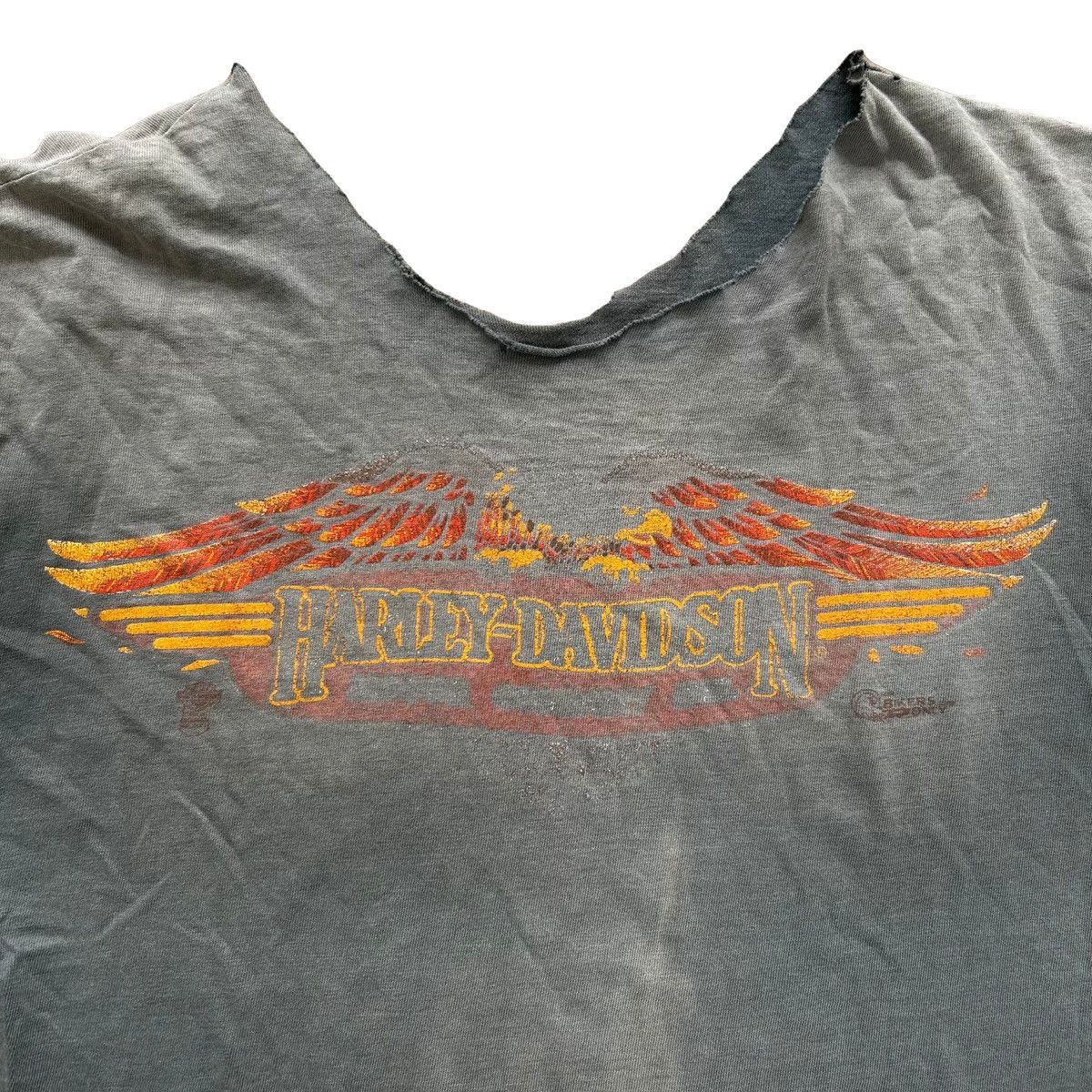 Harley Davidson Vintage 80s Harley Davidson For Bikers Only Eagle Shirt Size US L / EU 52-54 / 3 - 2 Thumbnail