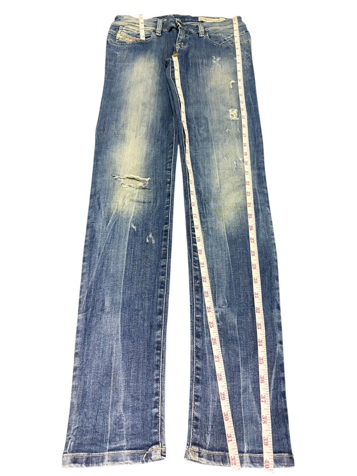 Diesel Vintage Diesel Getlegg Faded Wash Distressed Jeans Size 26" / US 2 / IT 38 - 7 Thumbnail