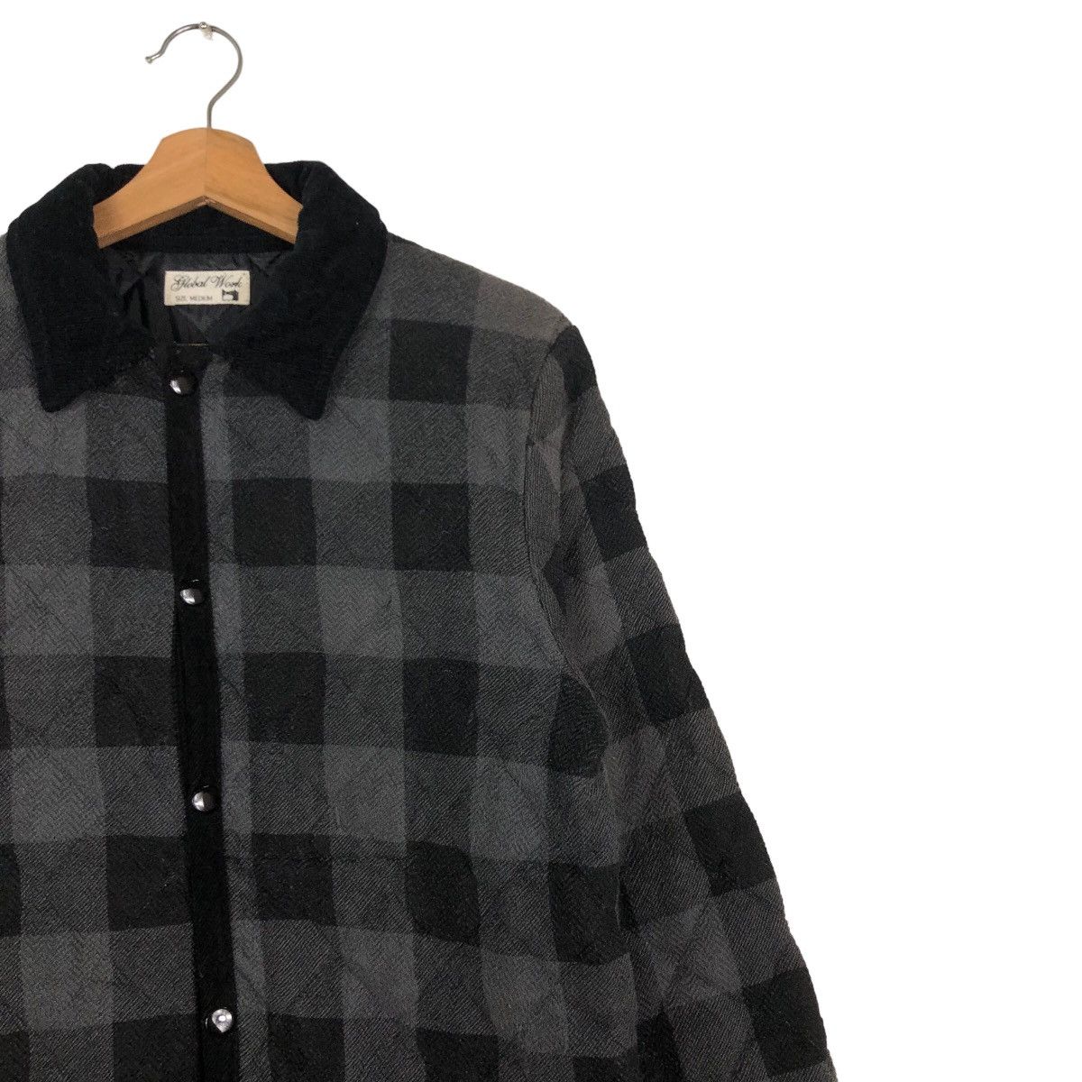 Issey Miyake 🔥Vintage Quilted Button Jacket Global Work Japan Tartan Size US M / EU 48-50 / 2 - 6 Thumbnail