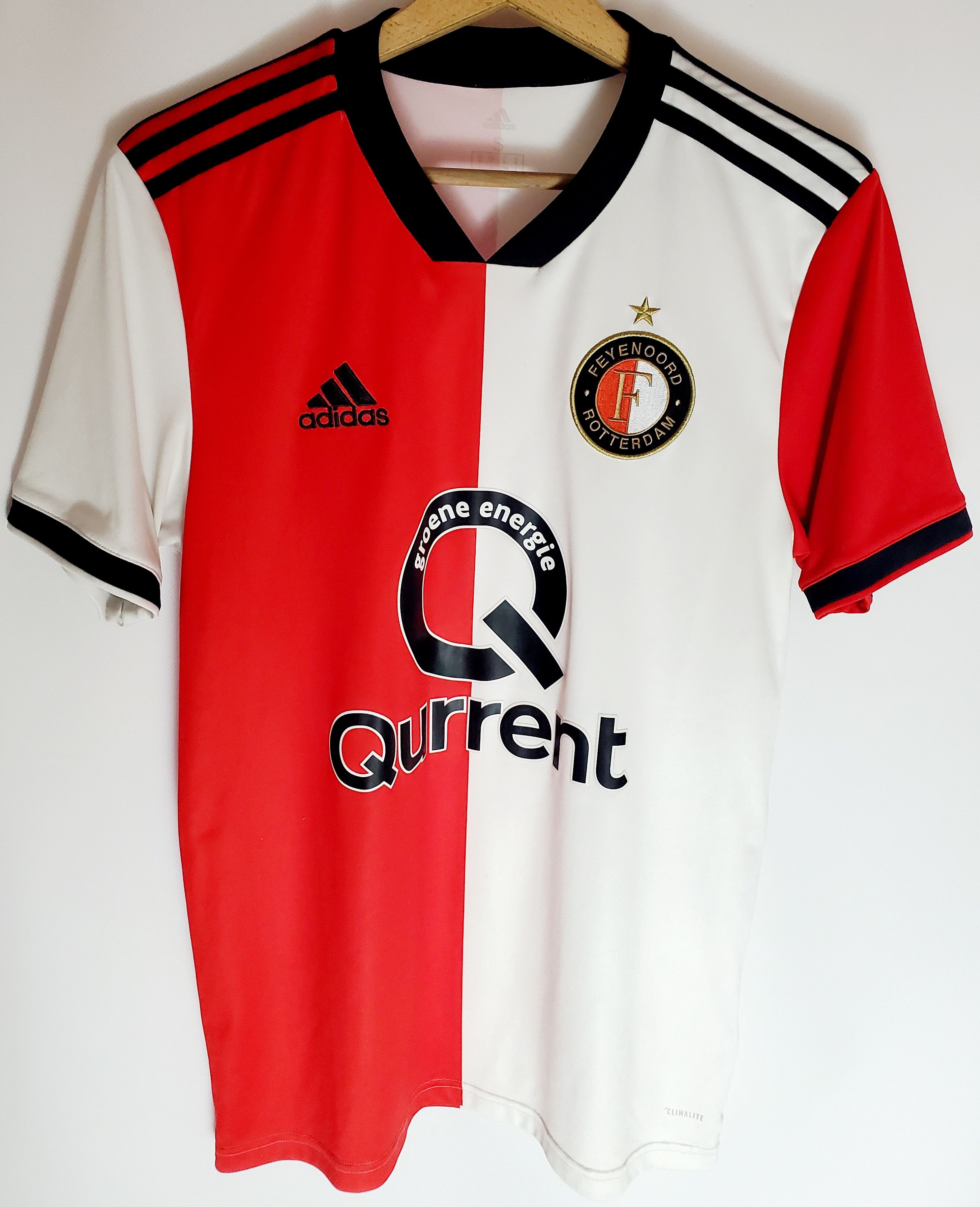 Adidas FEYENOORD ROTTERDAM 2018 2019 HOME SOCCER JERSEY S Size US S / EU 44-46 / 1 - 1 Thumbnail