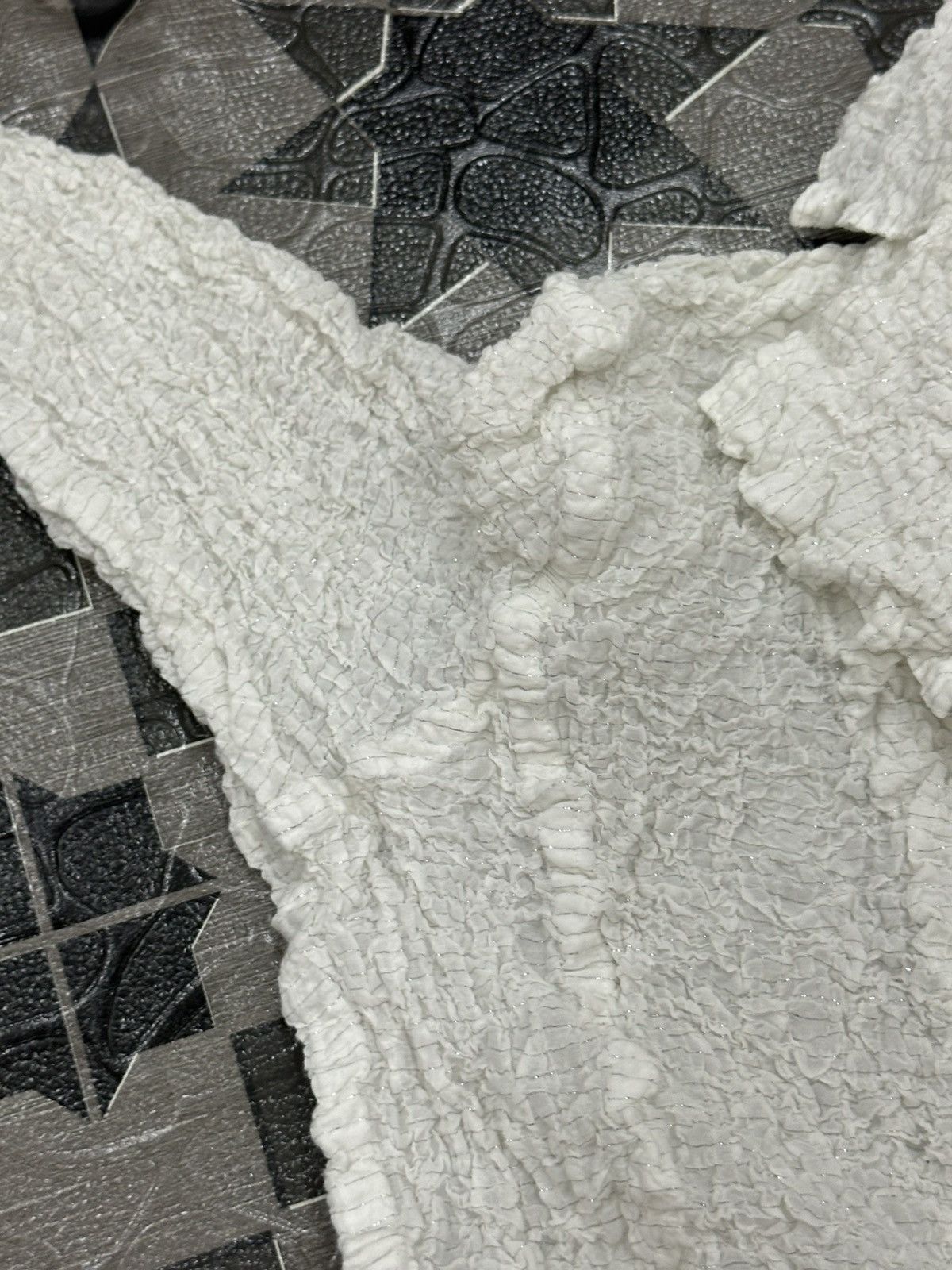 Pleats Please Issey Miyake Issey Miyake Me Frilled Jacket White Cotton/Polyester Japan Size US S / EU 44-46 / 1 - 10 Thumbnail