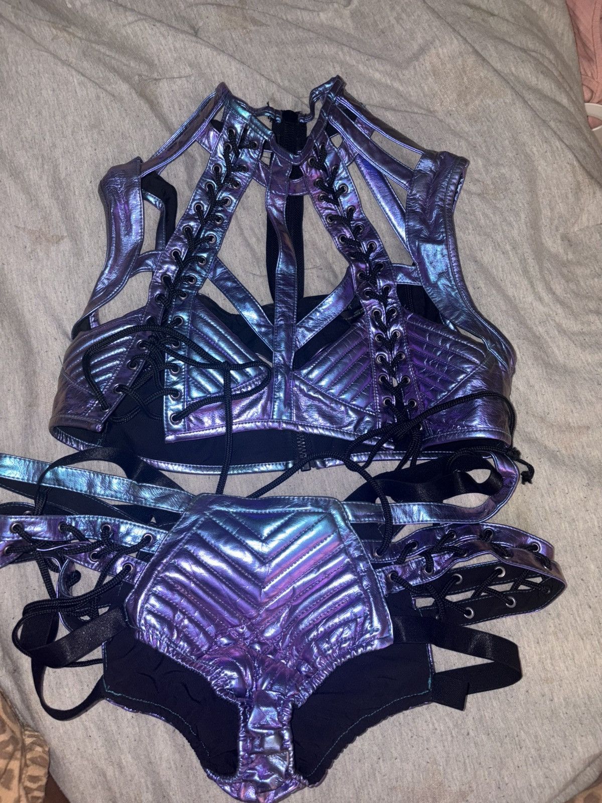 Dolls Kill Club Exx Dolls Kill Rave Outfit Size M / US 6-8 / IT 42-44 - 2 Thumbnail