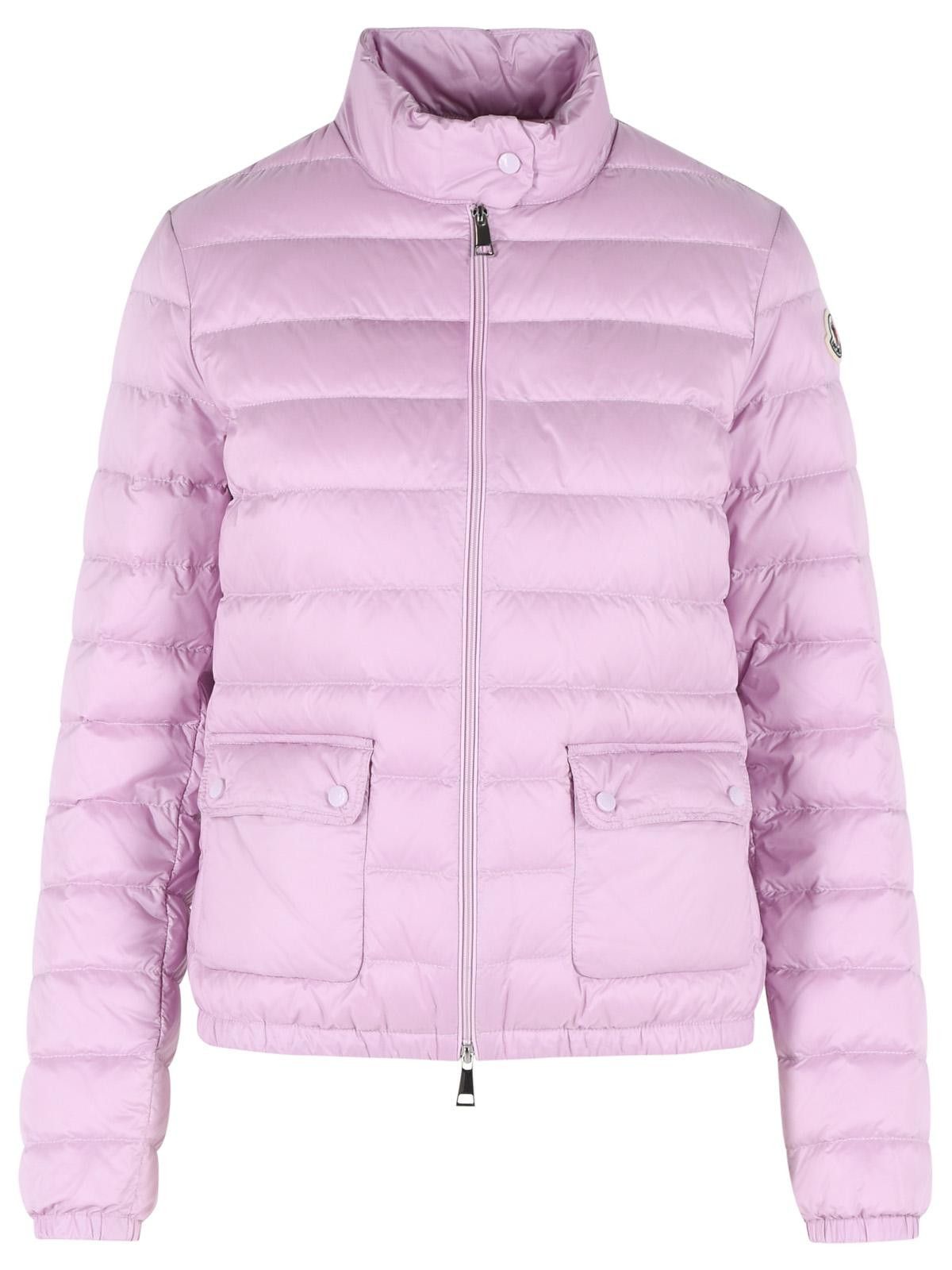 Moncler MONCLER 'Lans' Short Lilac Polyamide Down Jacket Size S / US 4 / IT 40 - 1 Thumbnail