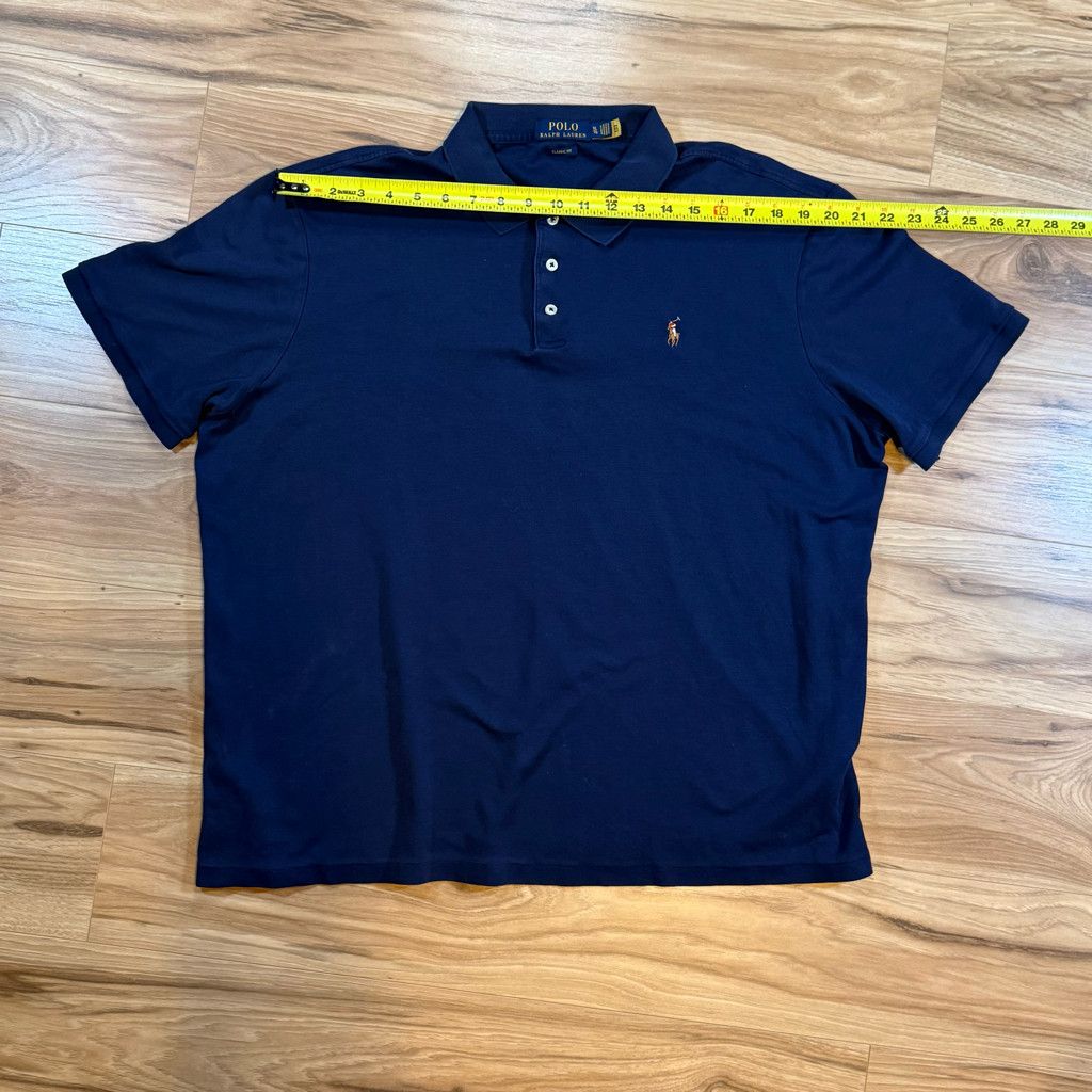 Polo Ralph Lauren Polo Ralph Lauren Men’s XL Classic Fit Polo Shirt Navy Size US XL / EU 56 / 4 - 3 Thumbnail