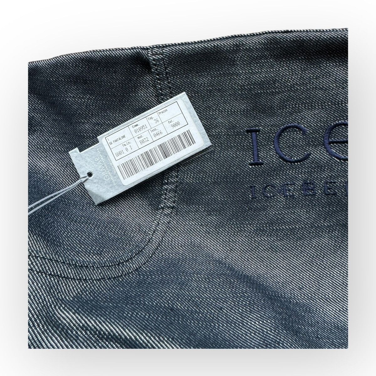 Iceberg × Vintage Grey denim new pants bags pants y2k rare Size US 36 / EU 52 - 11 Thumbnail