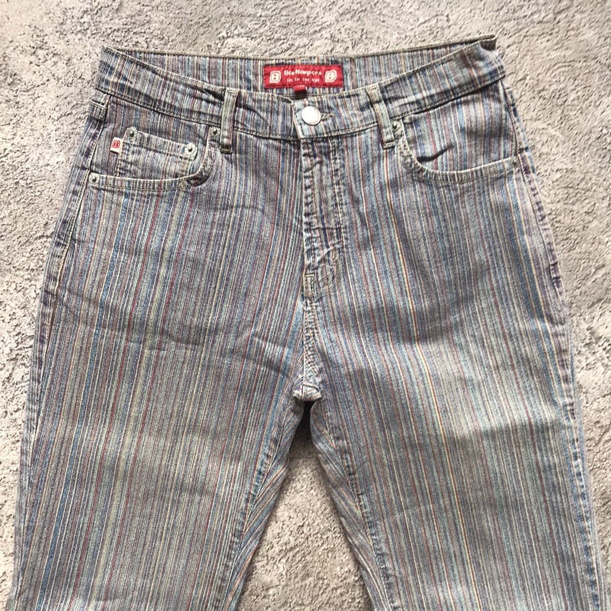 Vintage Vintage 90s Distressed Baggy Wide Leg Jeans Japanese Grunge Size 27" / US 4 / IT 40 - 3 Thumbnail