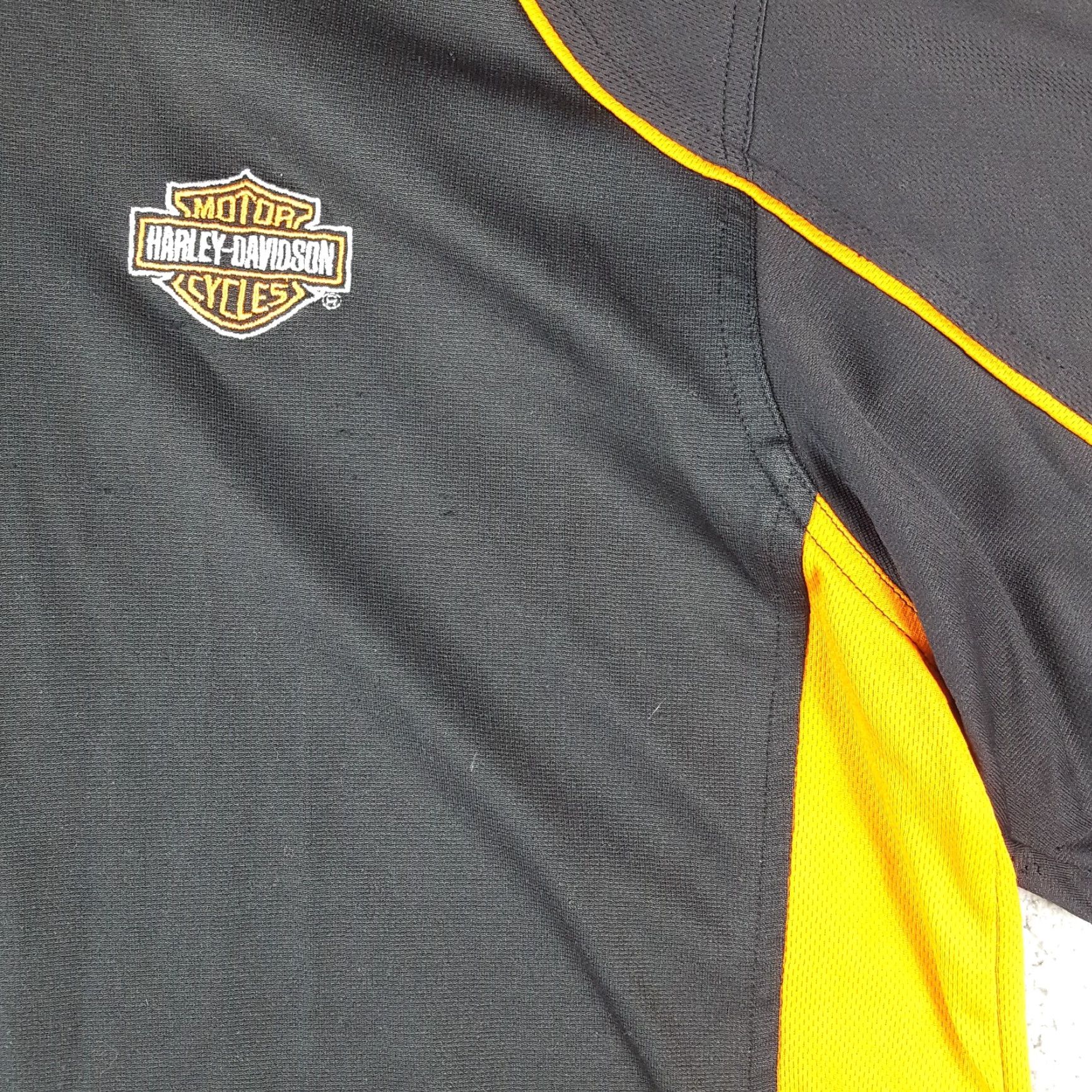 Harley Davidson VINTAGE Harley-Davidson Work Shirt Polo Men's XL Orange Logo 90s Biker Classic Motorcycle Summer Spring Fall Casual Workwear Size US XL / EU 56 / 4 - 5 Thumbnail