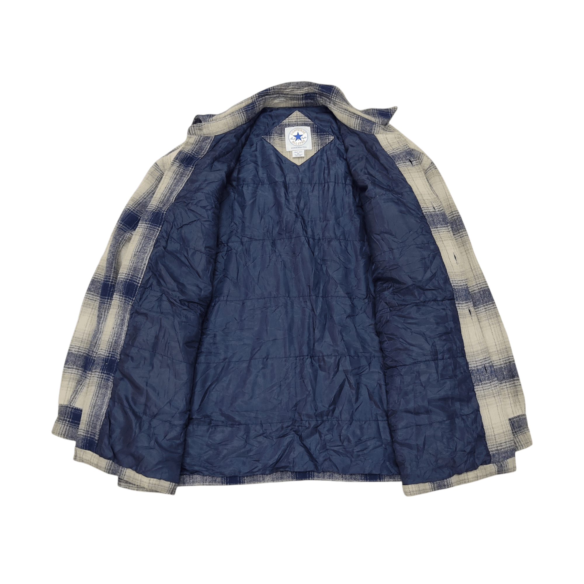 Converse Converse Plaid Overshirt Wool Jacket Size US XXL / EU 58 / 5 - 9 Thumbnail