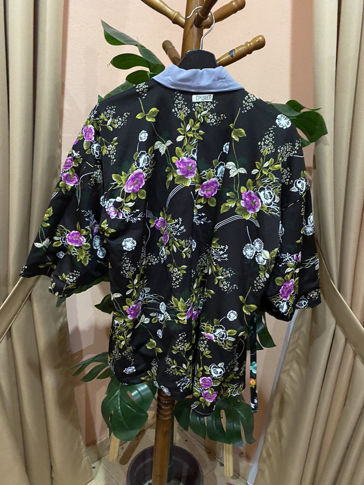 Japanese Brand Épurér Tokyo Floral Kimono Jacket Multicolor Unisex Size L / US 10 / IT 46 - 11 Thumbnail