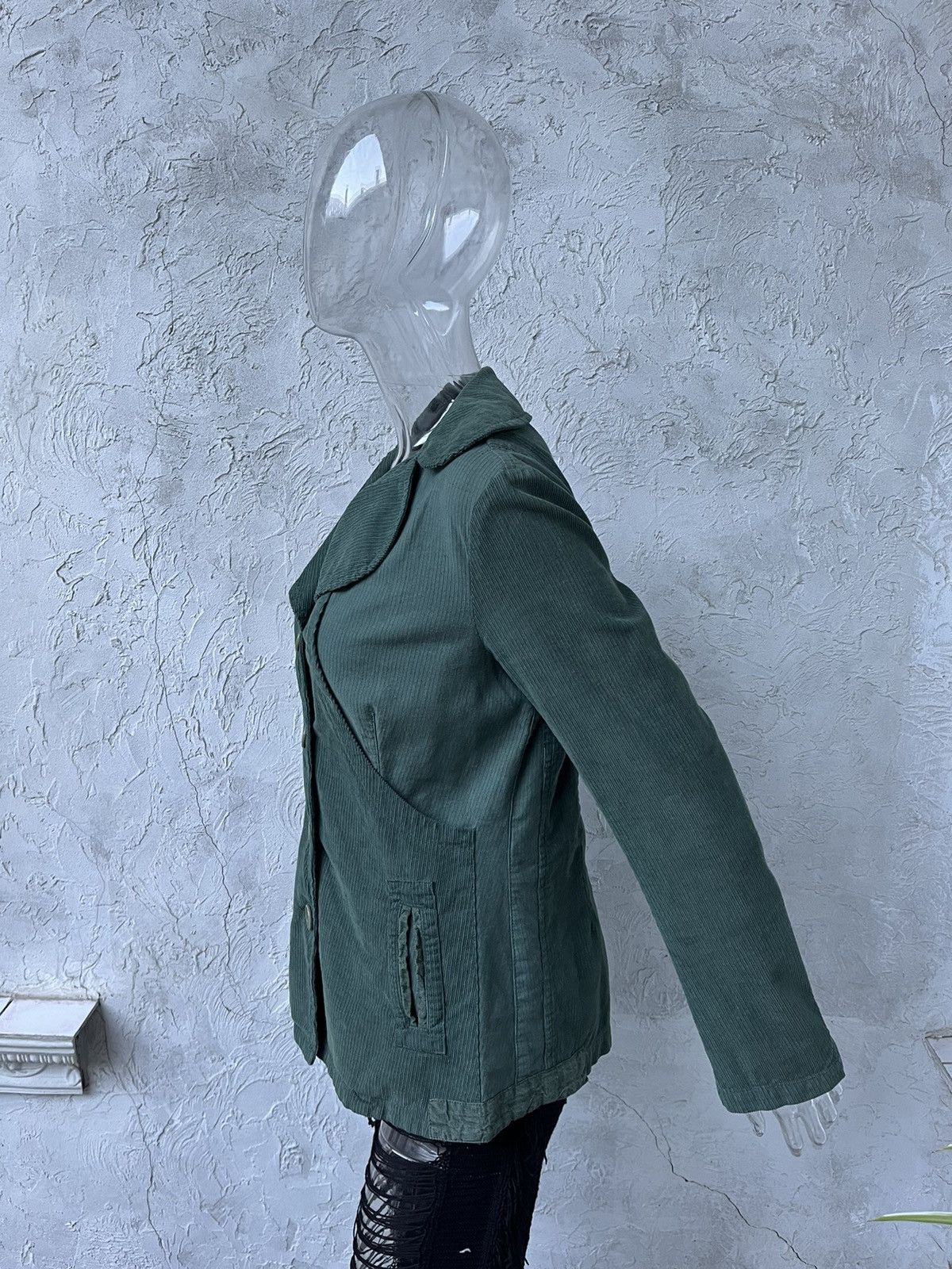 Transit Transit Par-Such TR 900 corduroy avantgarde blazer jacket Size L / US 10 / IT 46 - 3 Thumbnail