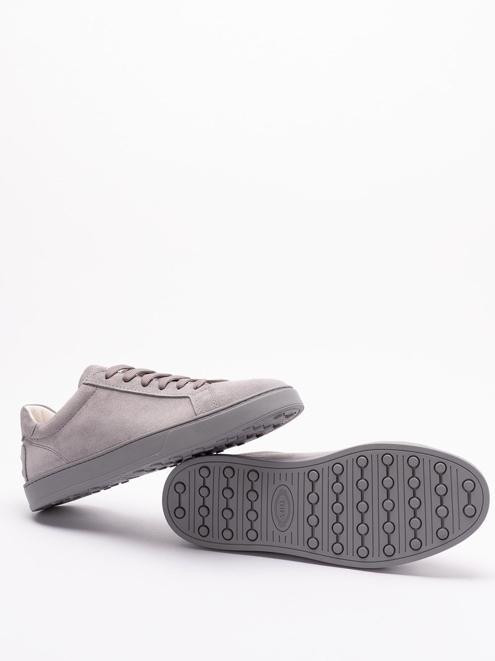 Tod's o1s22i1n0325 Suede Suede Lace-up Shoes in Mouse Grey Size US 11 / EU 44 - 4 Thumbnail