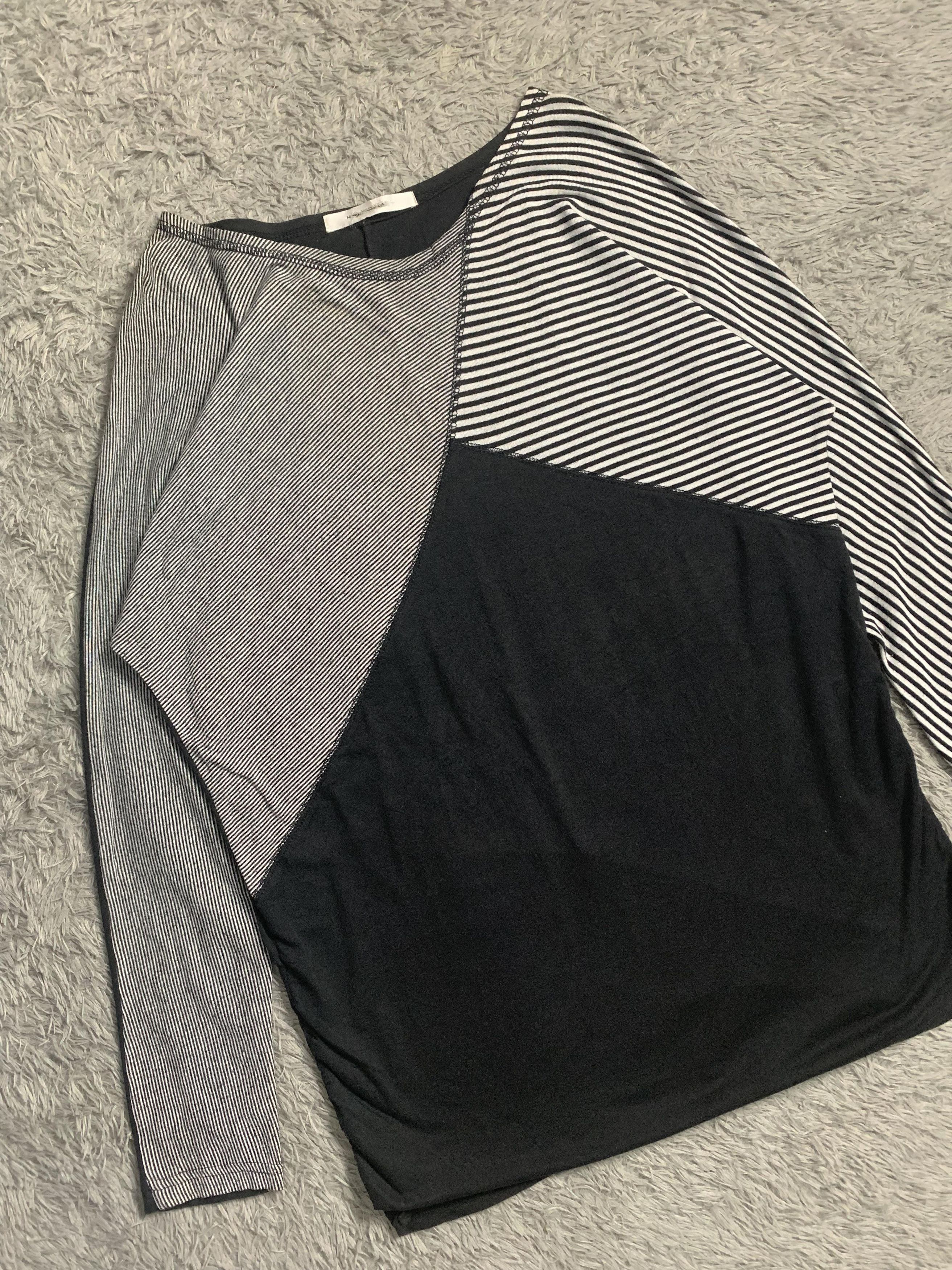 Japanese Brand Japanese Brand Issey Grunge Style Striped Long Sleeve Size US M / EU 48-50 / 2 - 2 Thumbnail