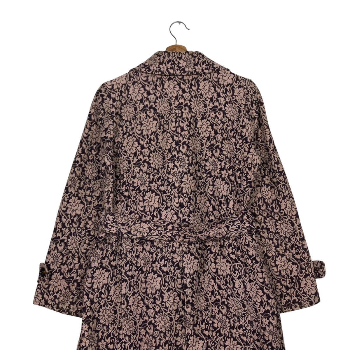 Hysteric Glamour 🔥VINTAGE LONG JACKET HYSTERIC GLAMOUR DOUBLE COLLAR FLORAL Size M / US 6-8 / IT 42-44 - 12 Thumbnail