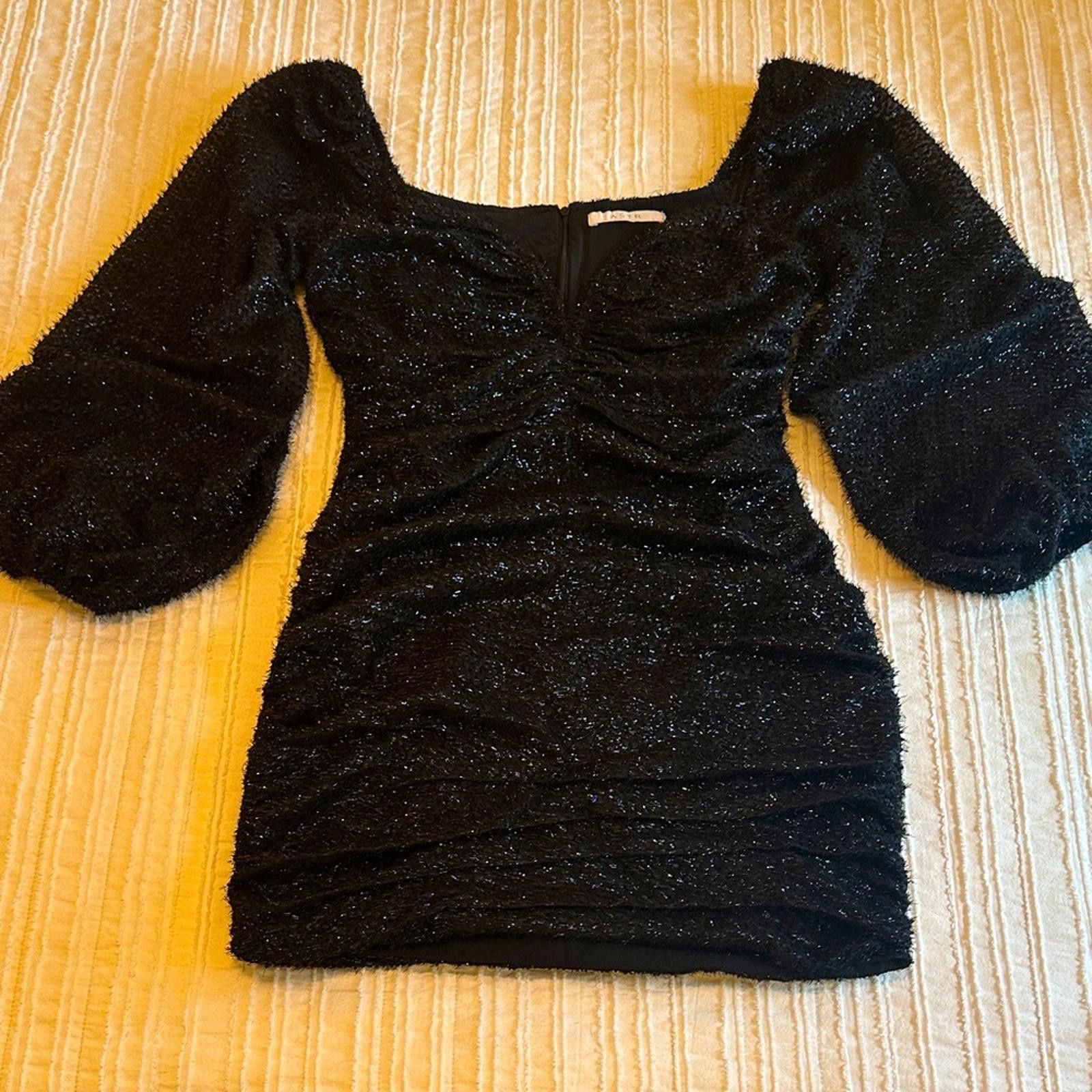 AUTRY ASTR sz 6 MEDIUM party NYE dress metallic sparkle Mini Size M / US 6-8 / IT 42-44 - 4 Thumbnail