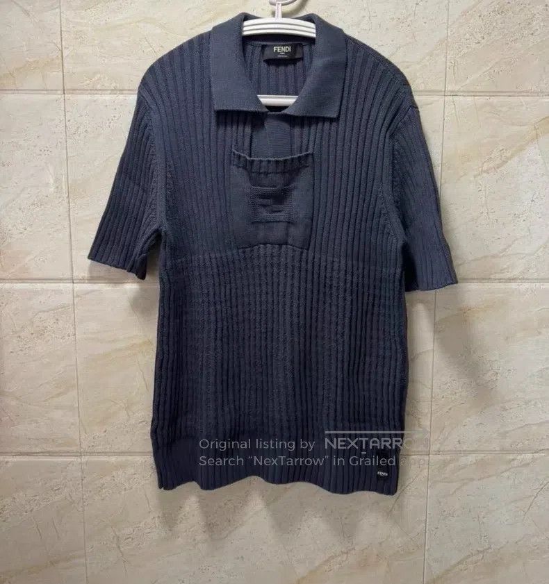 Fendi Fendi Cashmere blended knit short-sleeve Size US M / EU 48-50 / 2 - 1 Thumbnail