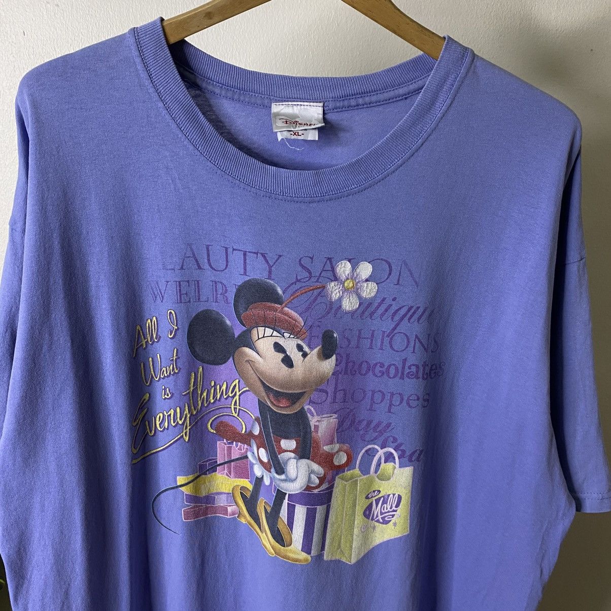 Disney Vintage 2000s Disney Mickey Mouse T Shirt Size US XL / EU 56 / 4 - 2 Thumbnail