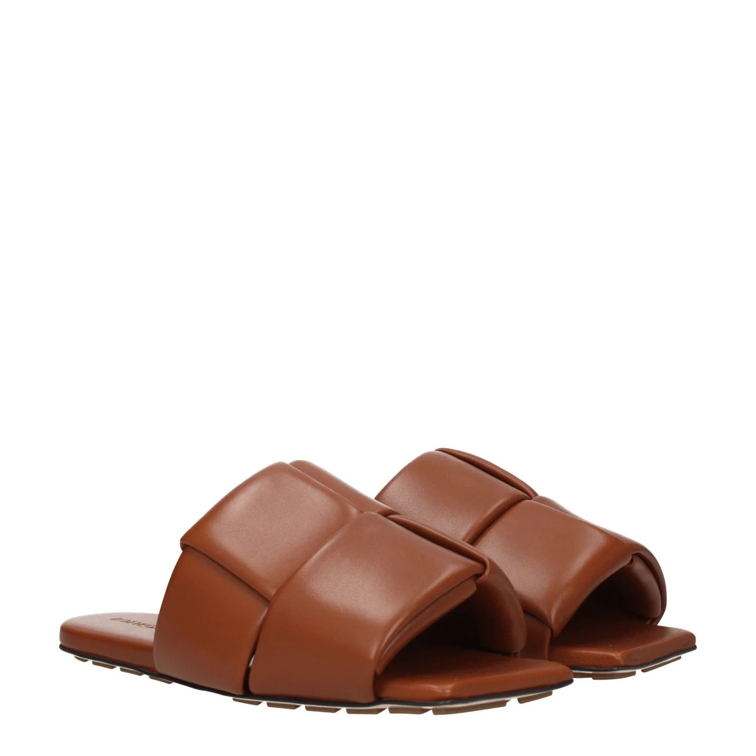 Bottega Veneta ob1o1e0325 Leather Slippers in Brown Size US 9 / EU 42 - 2 Thumbnail