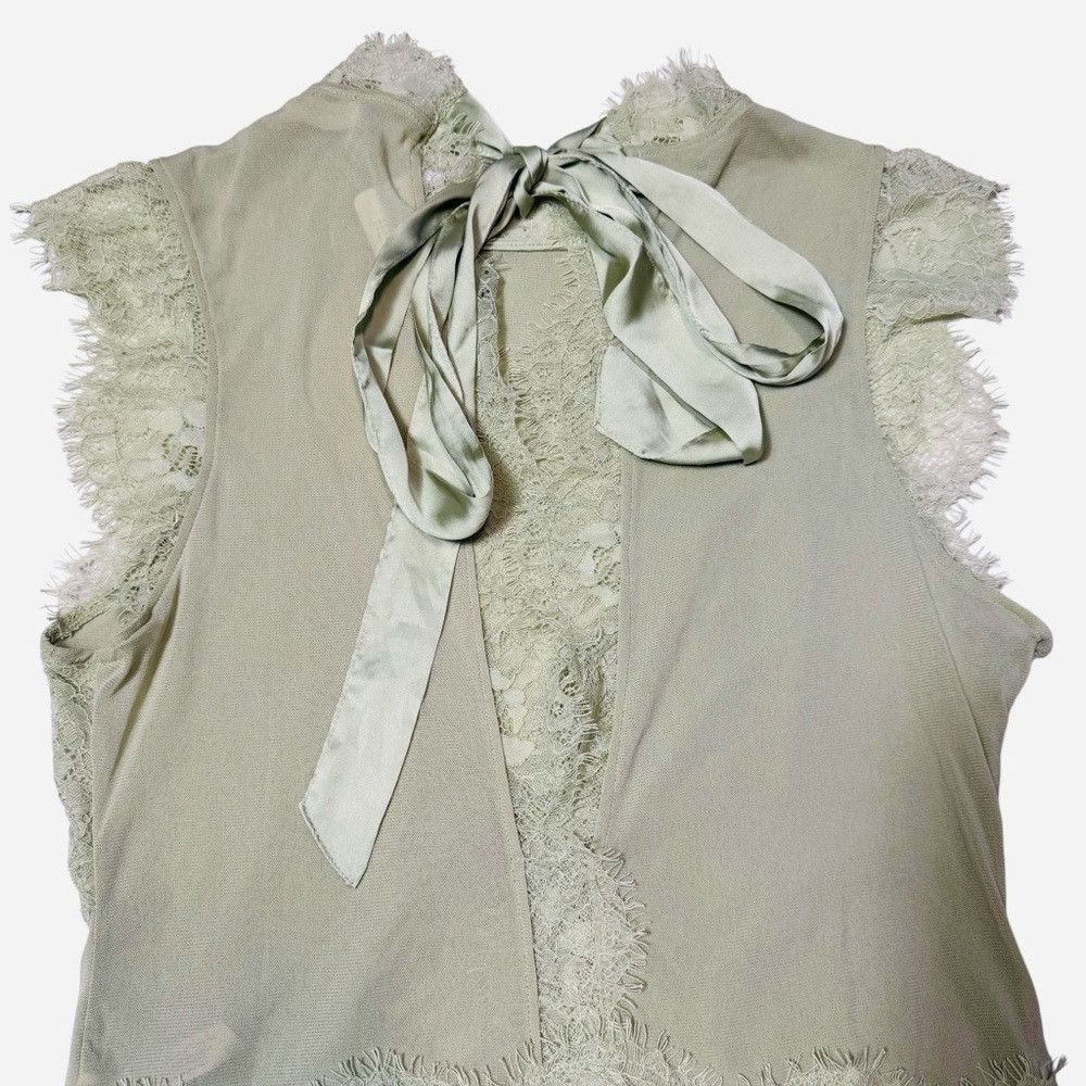 Free People NWT New Free People Sweet Nothings Washed Sage Bodysuit Siz Size L / US 10 / IT 46 - 6 Thumbnail