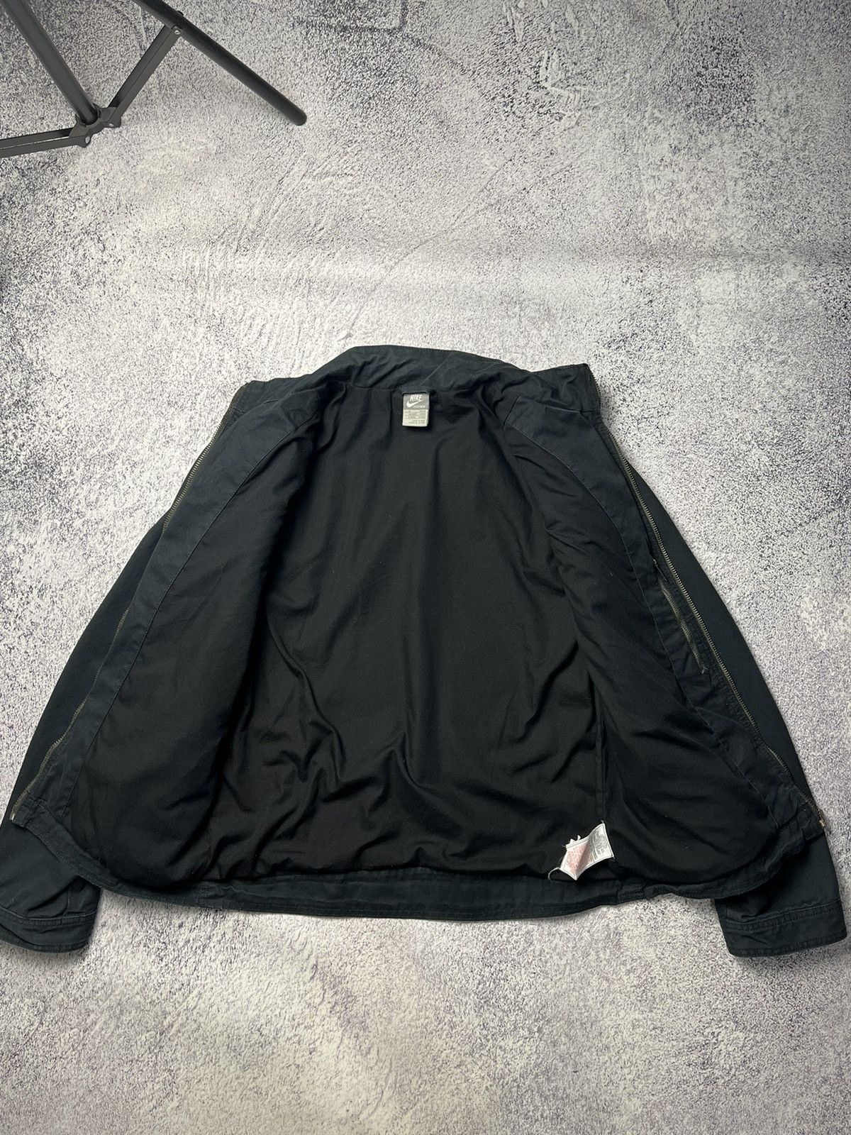 Nike Vintage Nike Denim Jacket omber Rare Pocket Zip Size L/ Size US M / EU 48-50 / 2 - 19 Thumbnail