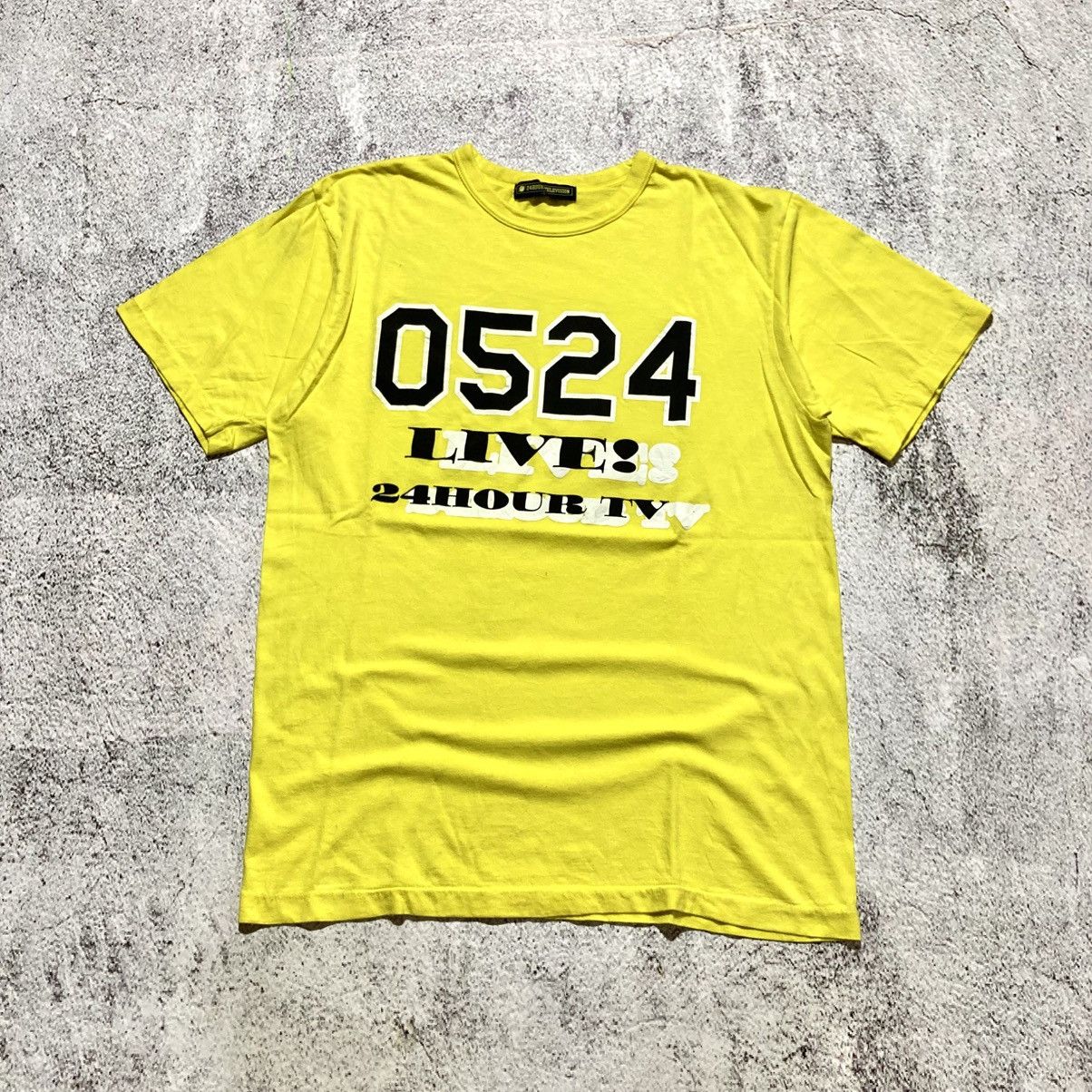 Japanese Brand Vintage 24 Hour Television Big Logo T-shirt Yellow Size US M / EU 48-50 / 2 - 1 Thumbnail