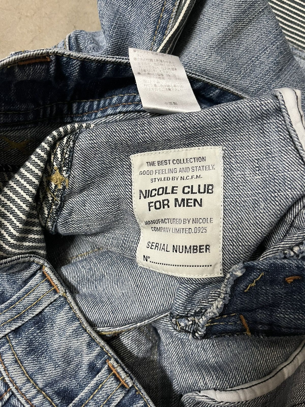 Hysteric Glamour Distressed Nicole Club for men Reconstructed hickory stripe Size US 32 / EU 48 - 7 Thumbnail