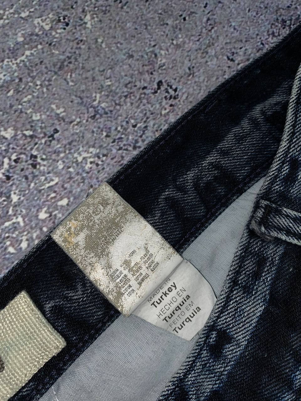 Japanese Brand Vintage Moschino Peace Love Flared Denim Jeans Pants Pants Size US 34 / EU 50 - 7 Thumbnail