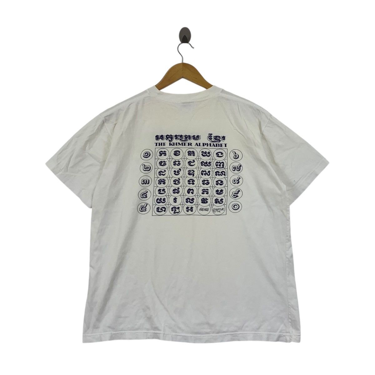 Vintage Vintage KHMER LETTER SANSKRIT Alphabet Tee Shirt Top Size L / US 10 / IT 46 - 5 Thumbnail
