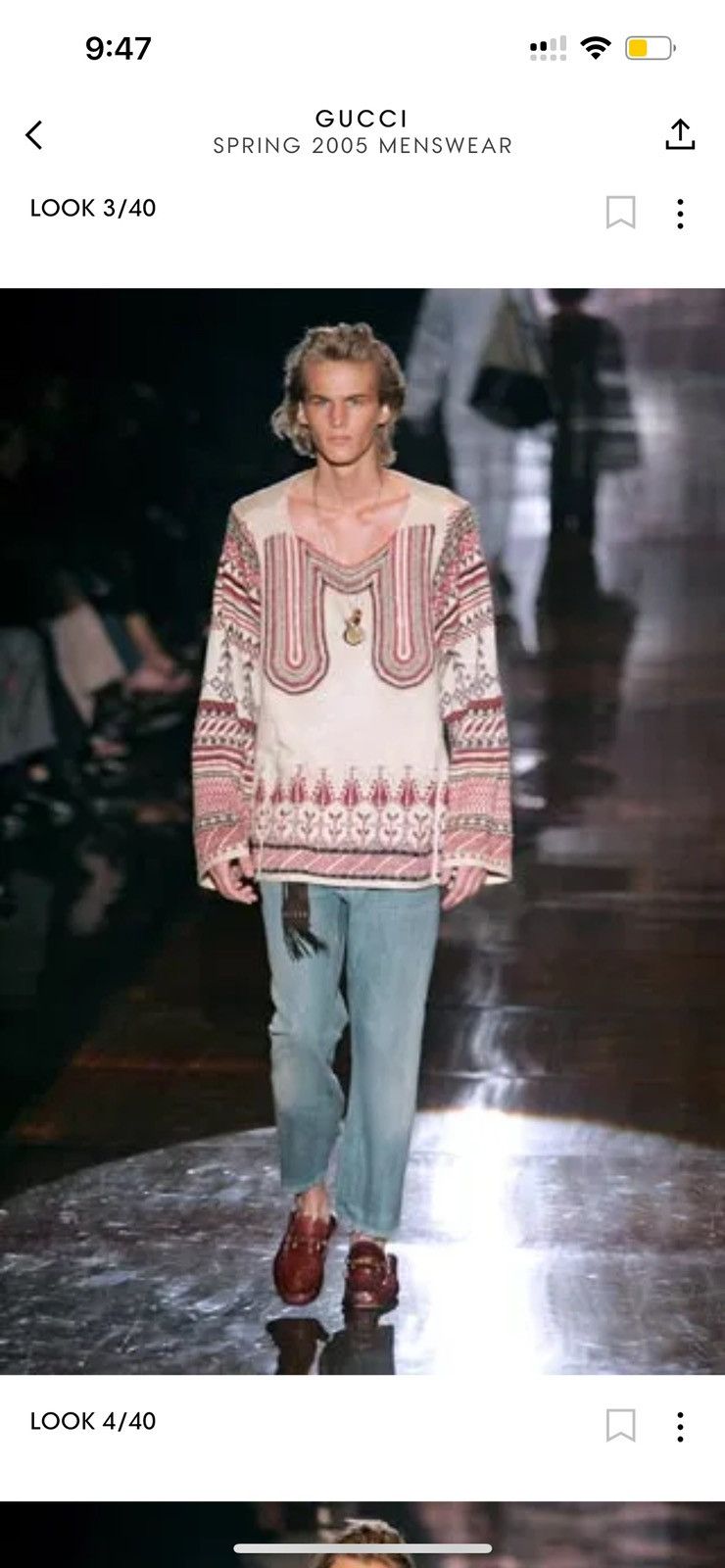 Gucci Gucci S/S 2005 Knit Tunic Size US L / EU 52-54 / 3 - 5 Thumbnail